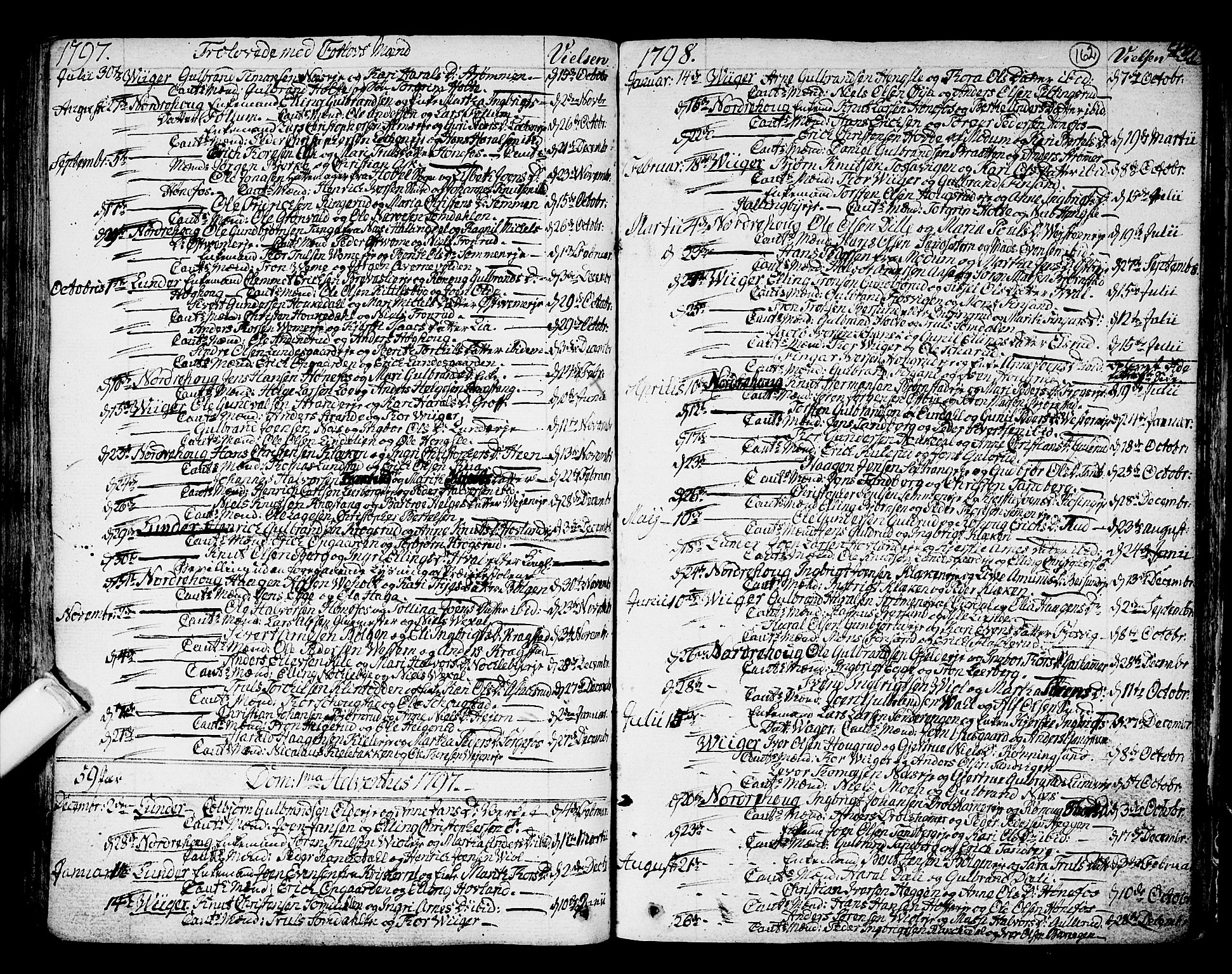 Norderhov kirkebøker, SAKO/A-237/F/Fa/L0006: Parish register (official) no. 6, 1789-1811, p. 162