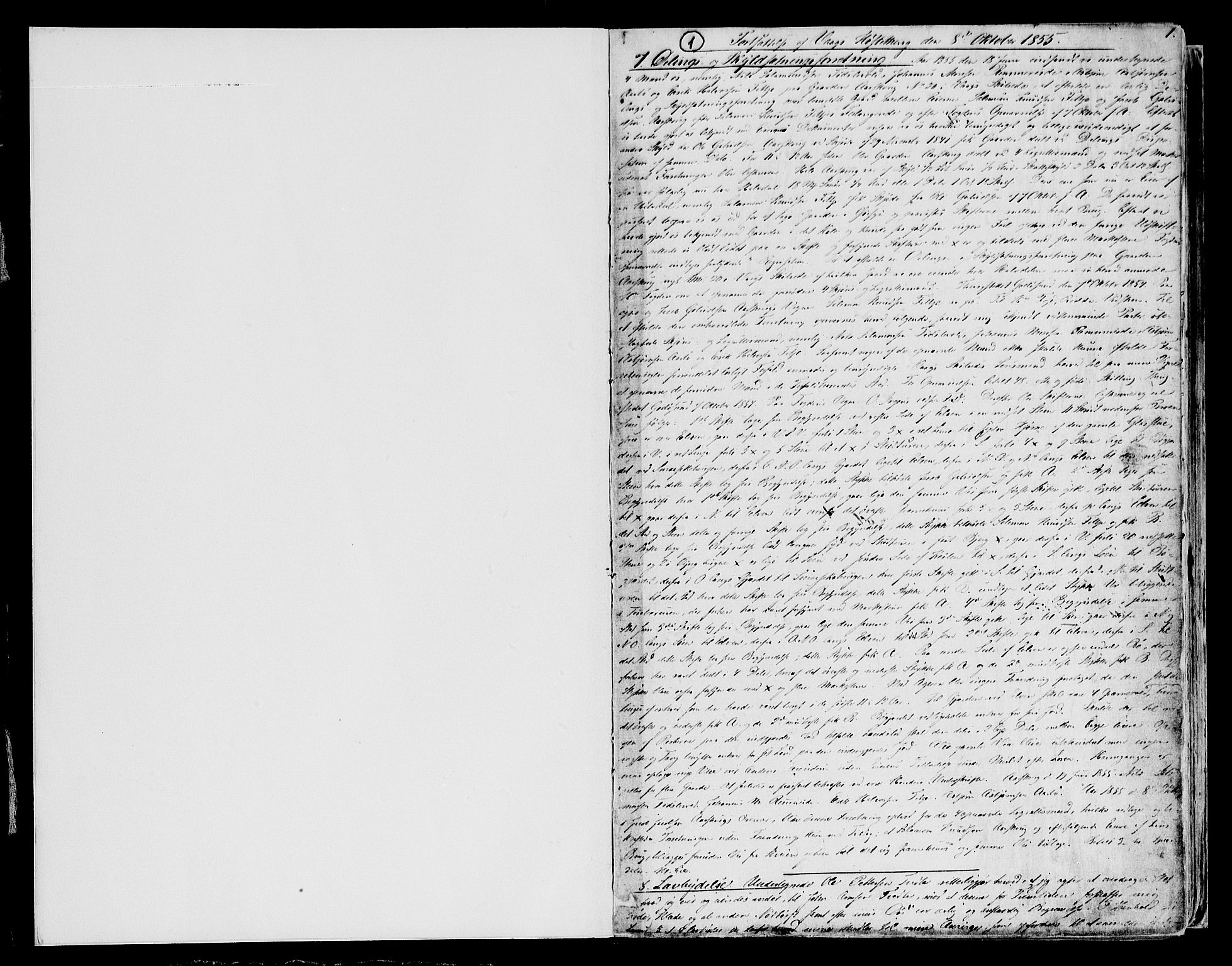 Sunnhordland sorenskrivar, AV/SAB-A-2401/1/G/Gb/Gbe/L0022: Mortgage book no. II.B.e.20, 1855-1863, p. 1