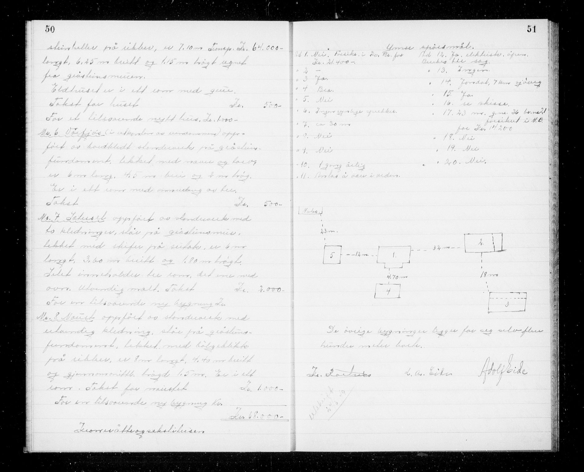 Lensmannen i Jondal, AV/SAB-A-33101/0012/L0003: Branntakstprotokoll, 1948-1951, p. 50-51