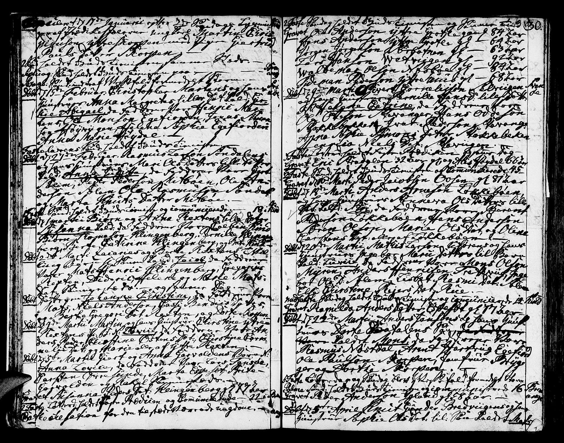 Kinn sokneprestembete, AV/SAB-A-80801/H/Haa/Haaa/L0003: Parish register (official) no. A 3, 1785-1821, p. 30