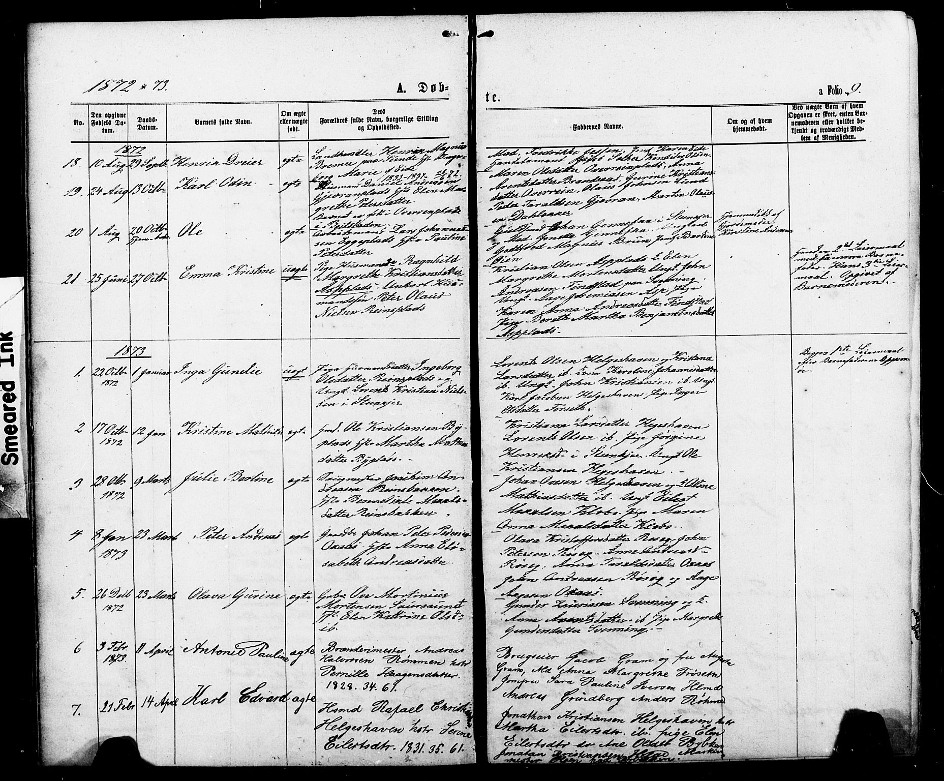 Ministerialprotokoller, klokkerbøker og fødselsregistre - Nord-Trøndelag, SAT/A-1458/740/L0380: Parish register (copy) no. 740C01, 1868-1902, p. 9