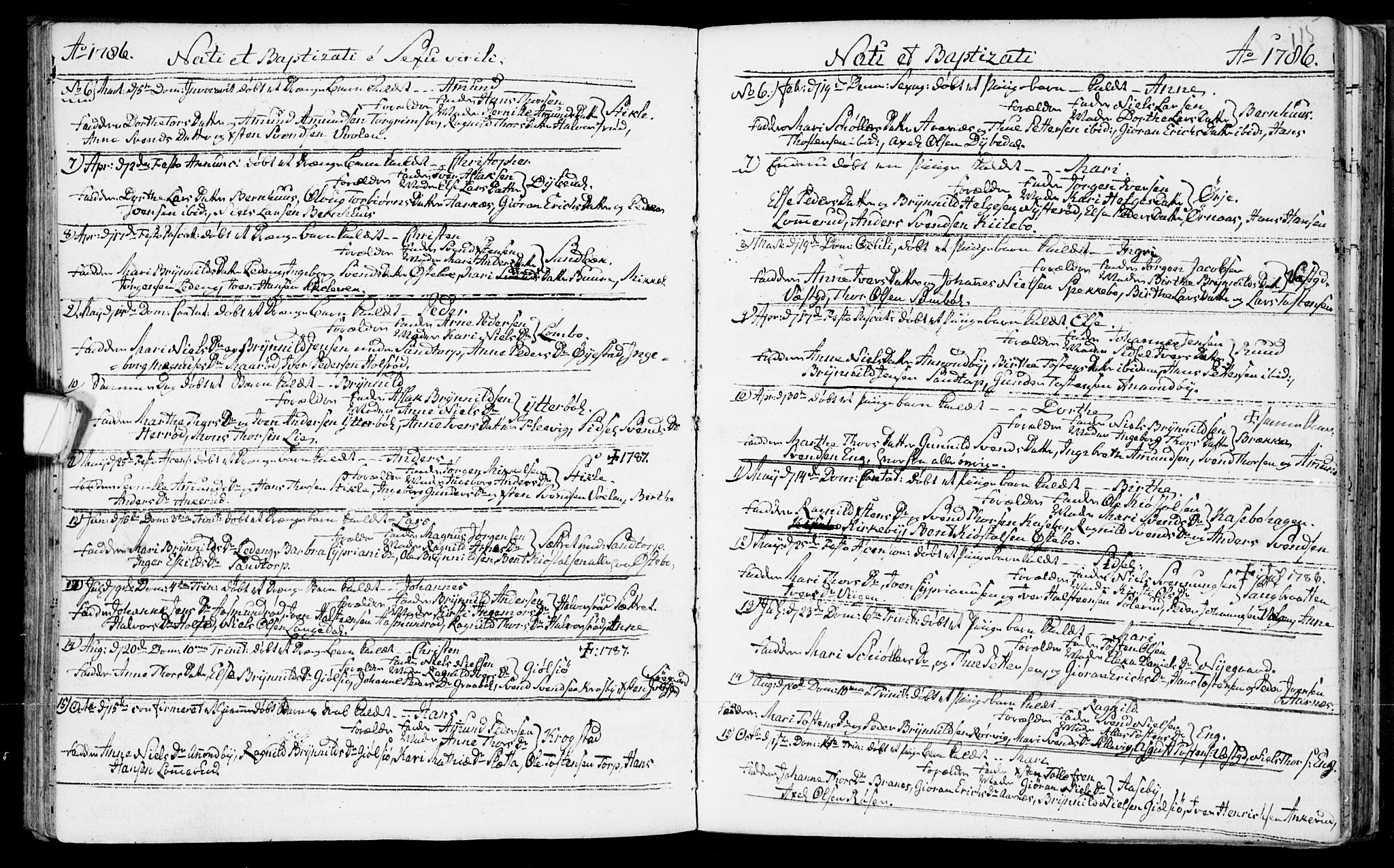 Aremark prestekontor Kirkebøker, AV/SAO-A-10899/F/Fb/L0002: Parish register (official) no.  II 2, 1745-1795, p. 115