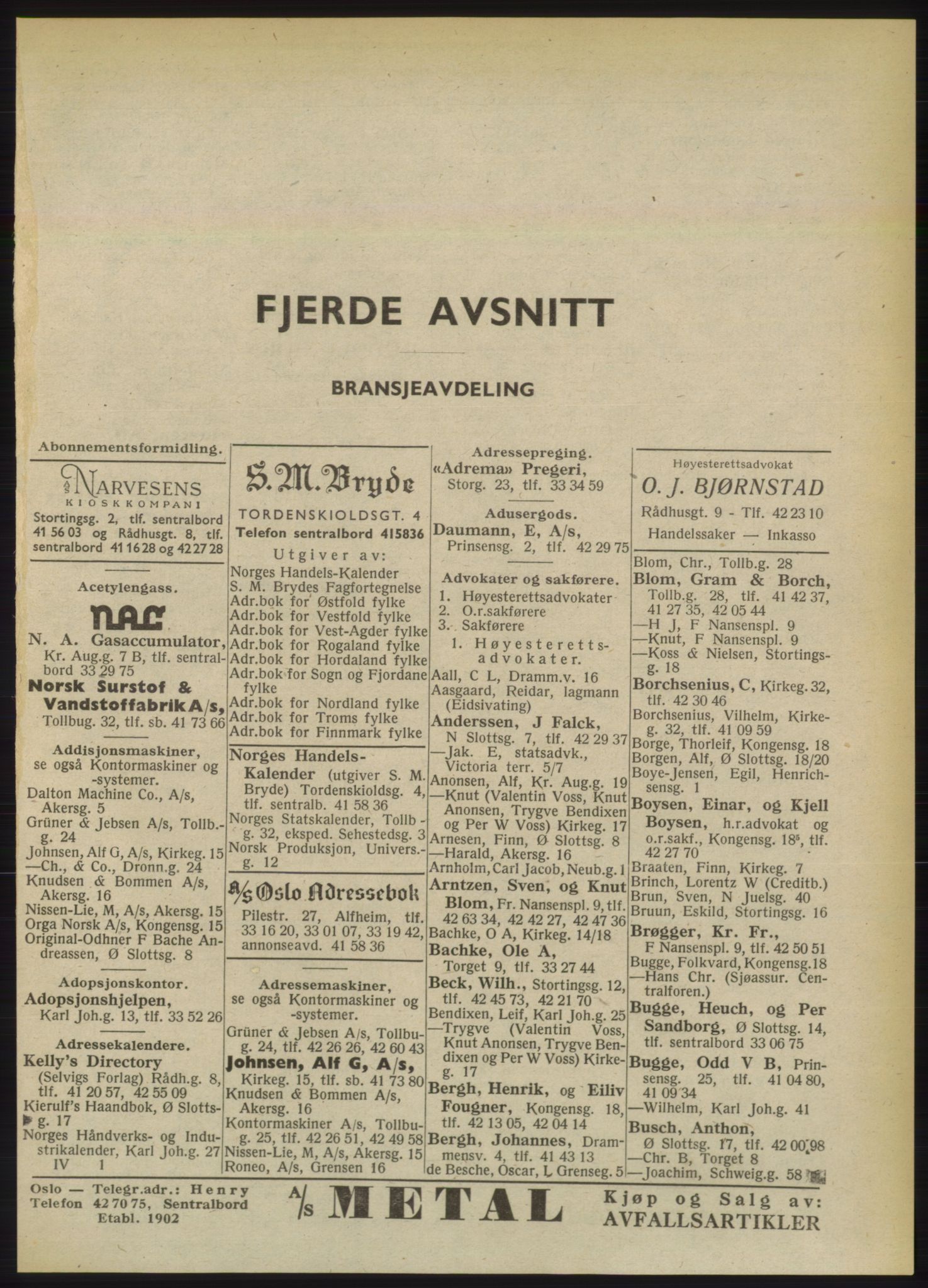 Kristiania/Oslo adressebok, PUBL/-, 1949, p. 2417