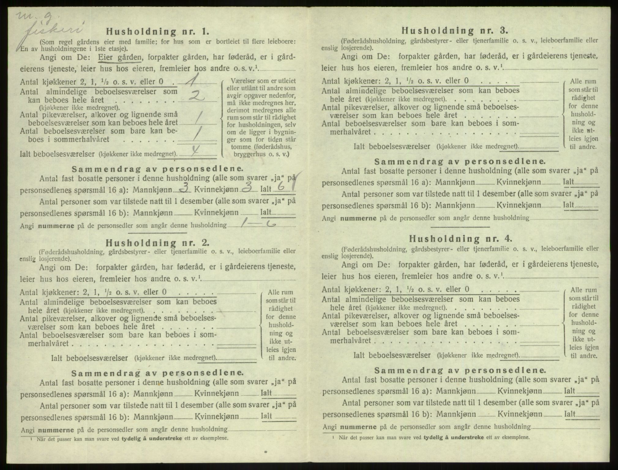 SAB, 1920 census for Askvoll, 1920, p. 548