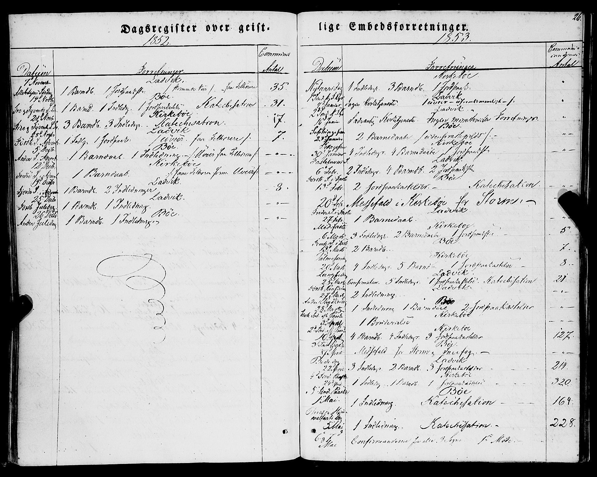 Lavik sokneprestembete, SAB/A-80901: Parish register (official) no. A 3, 1843-1863, p. 26