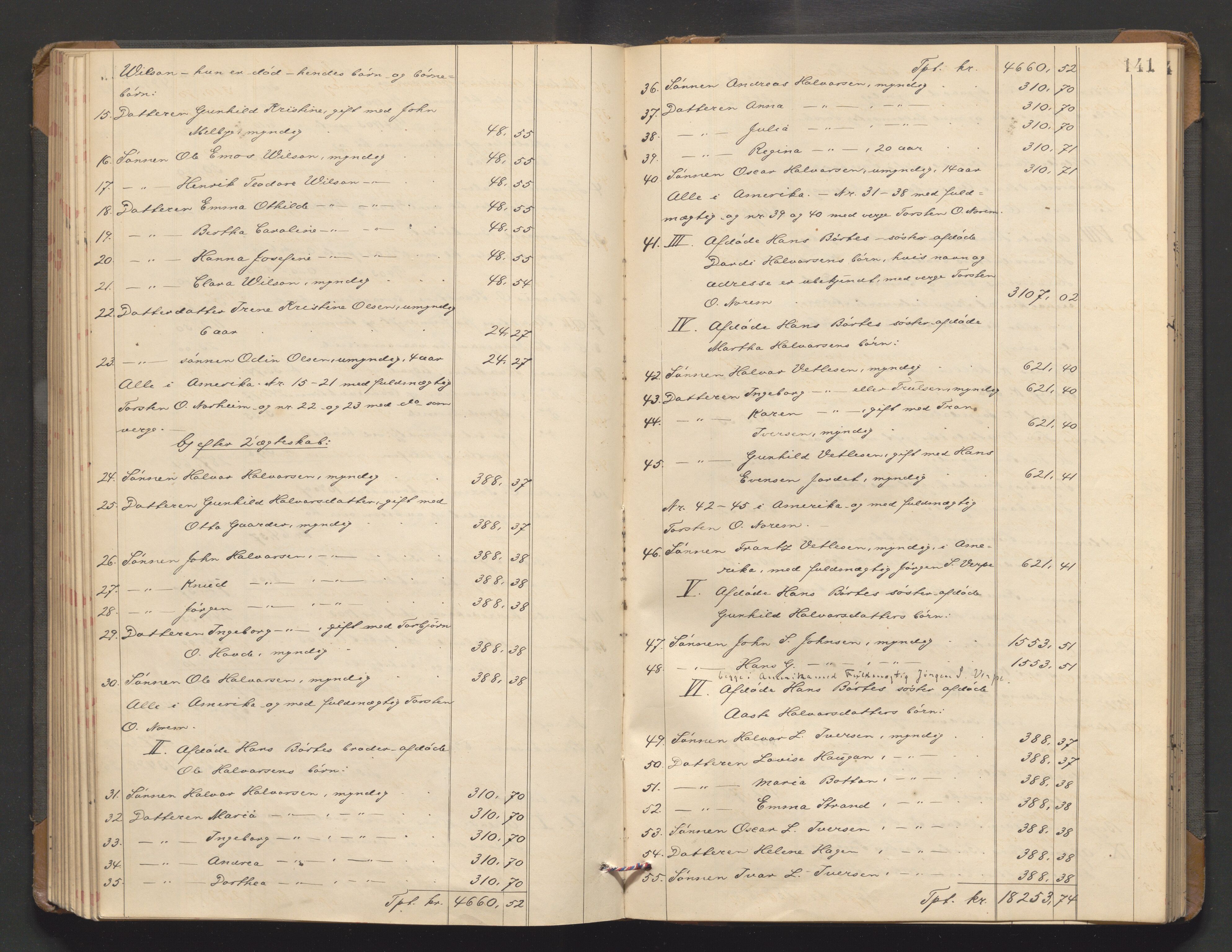 Nedre Telemark sorenskriveri, AV/SAKO-A-135/H/Hb/Hbe/L0005: Skifteutlodningsprotokoll, 1898-1905, p. 140b-141a