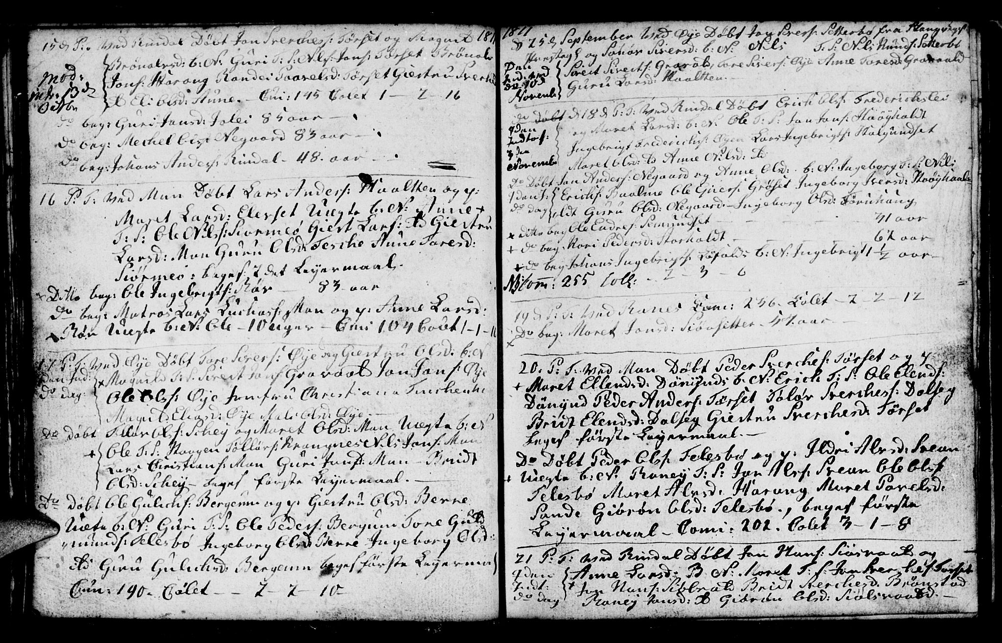 Ministerialprotokoller, klokkerbøker og fødselsregistre - Møre og Romsdal, SAT/A-1454/595/L1049: Parish register (copy) no. 595C01, 1805-1819, p. 61