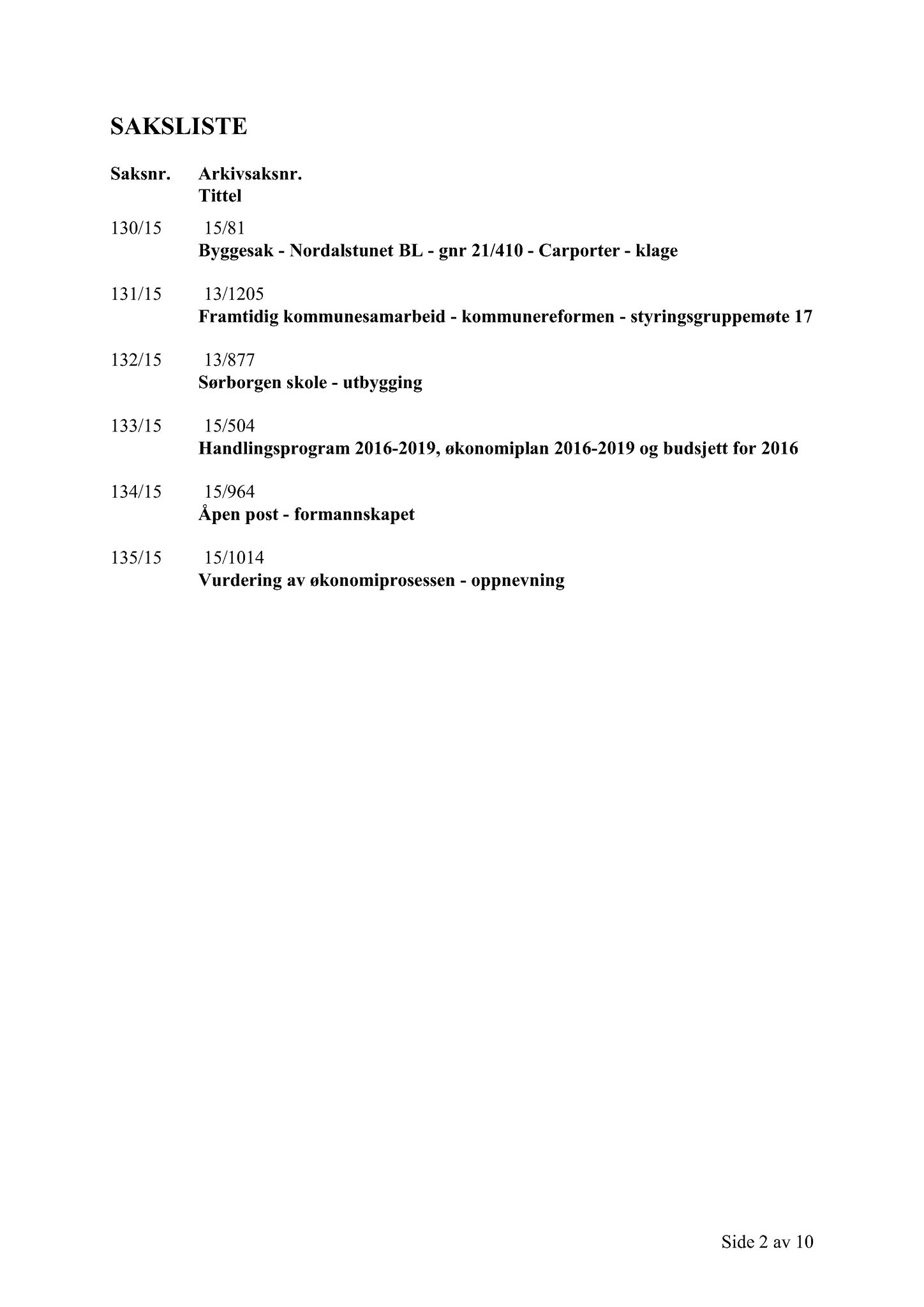 Klæbu Kommune, TRKO/KK/02-FS/L008: Formannsskapet - Møtedokumenter, 2015, p. 3529