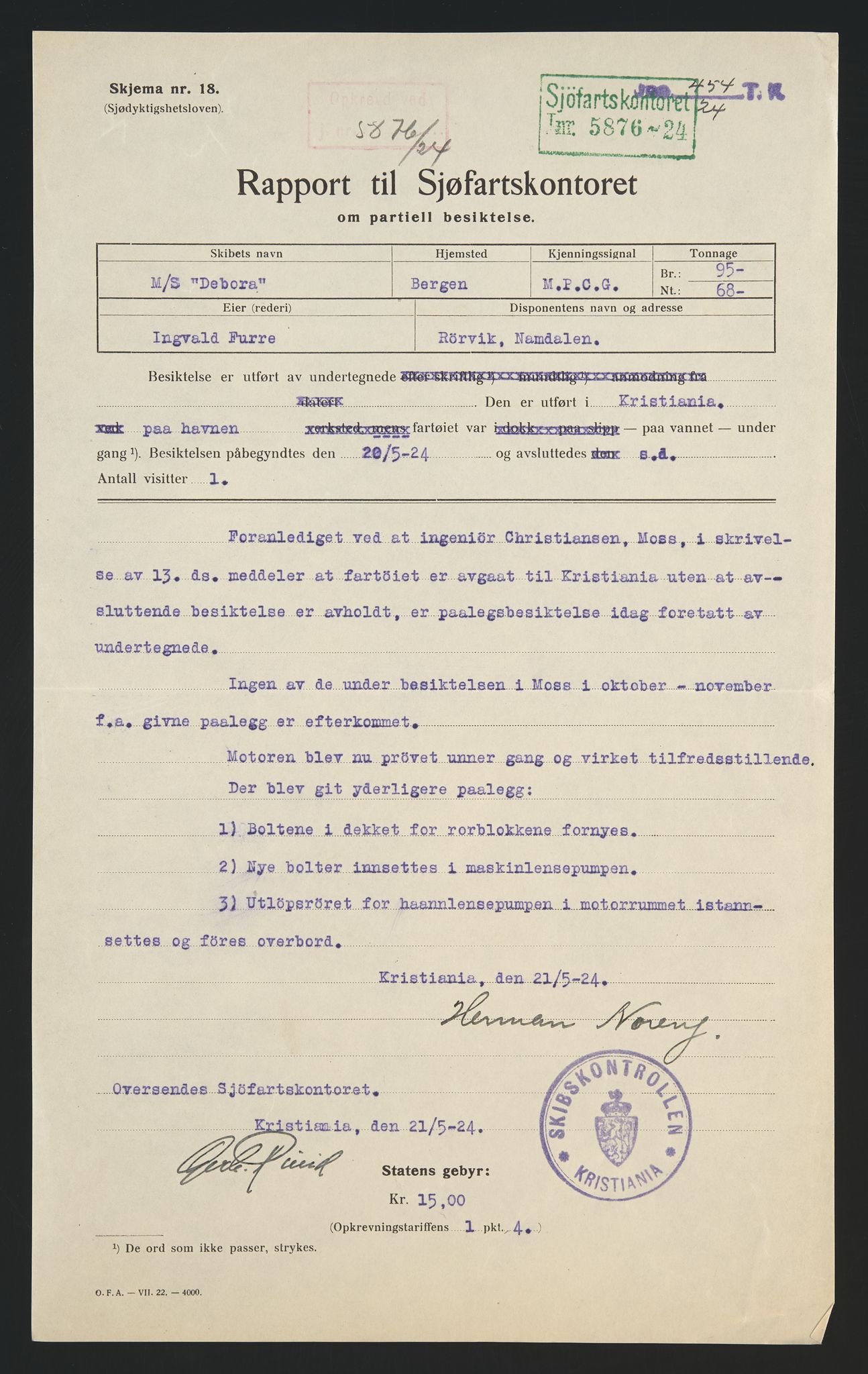 Sjøfartsdirektoratet med forløpere, skipsmapper slettede skip, AV/RA-S-4998/F/Fa/L0235: --, 1847-1930, p. 56