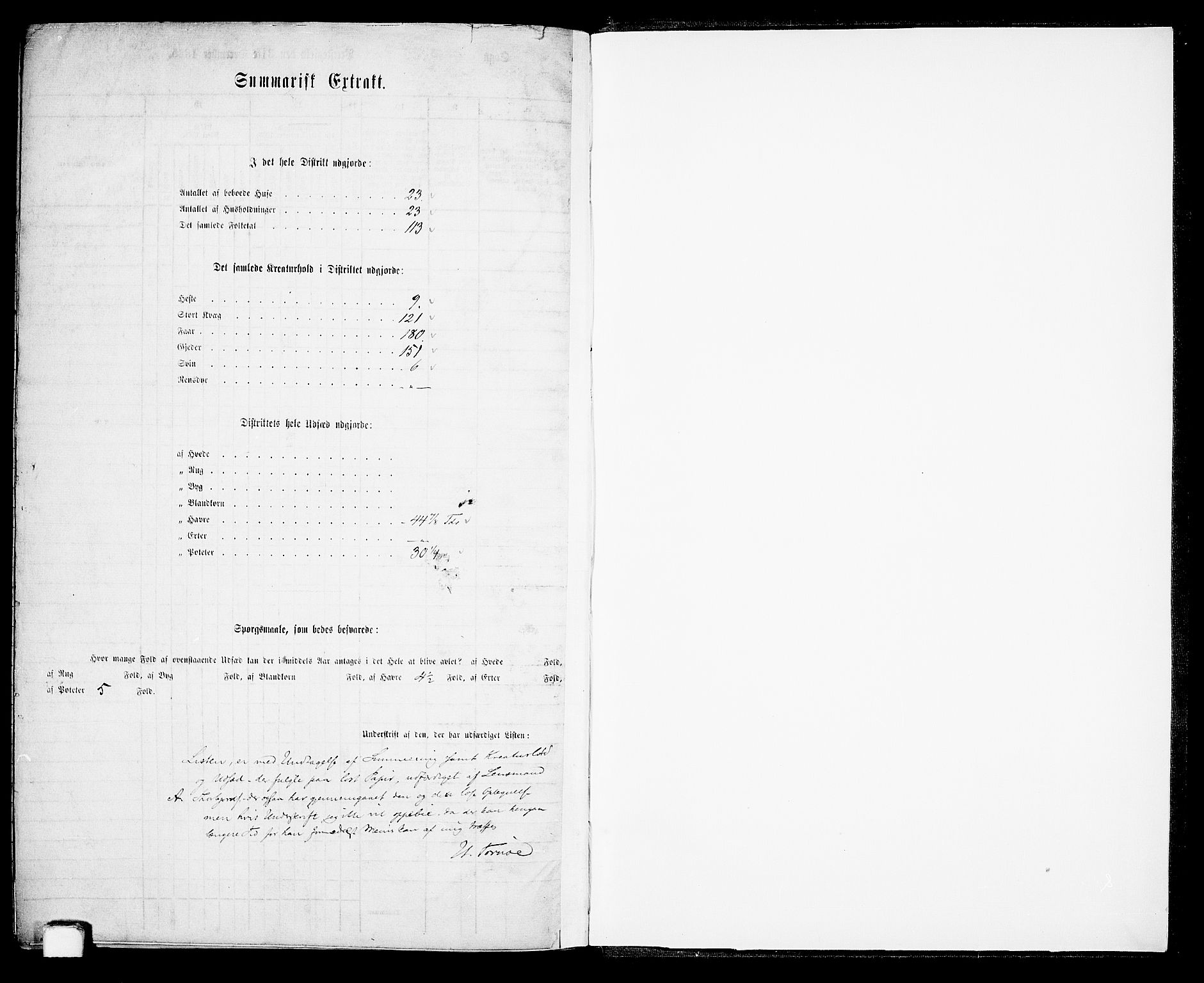 RA, 1865 census for Sand, 1865, p. 163