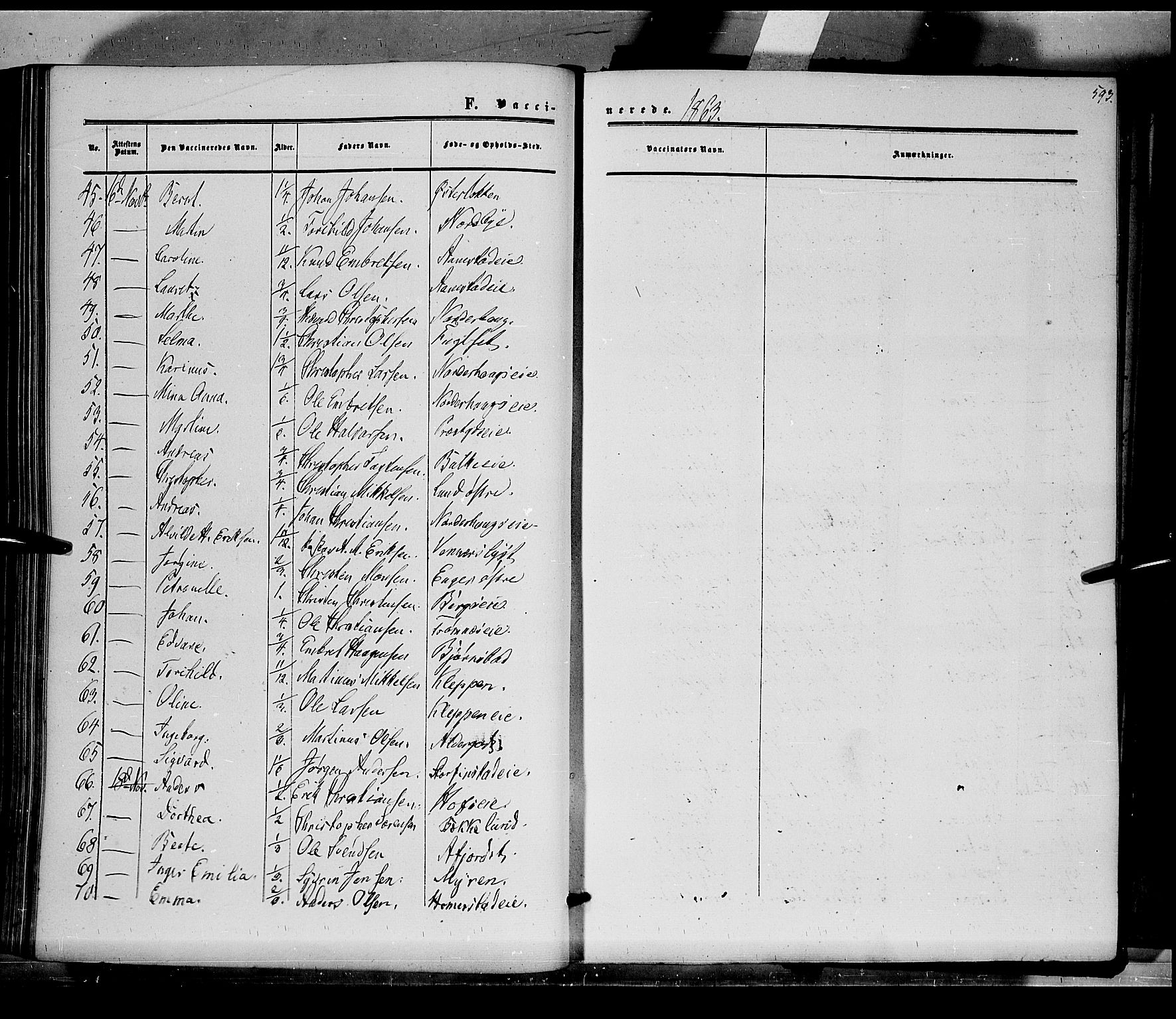 Løten prestekontor, AV/SAH-PREST-022/K/Ka/L0008: Parish register (official) no. 8, 1860-1877, p. 593