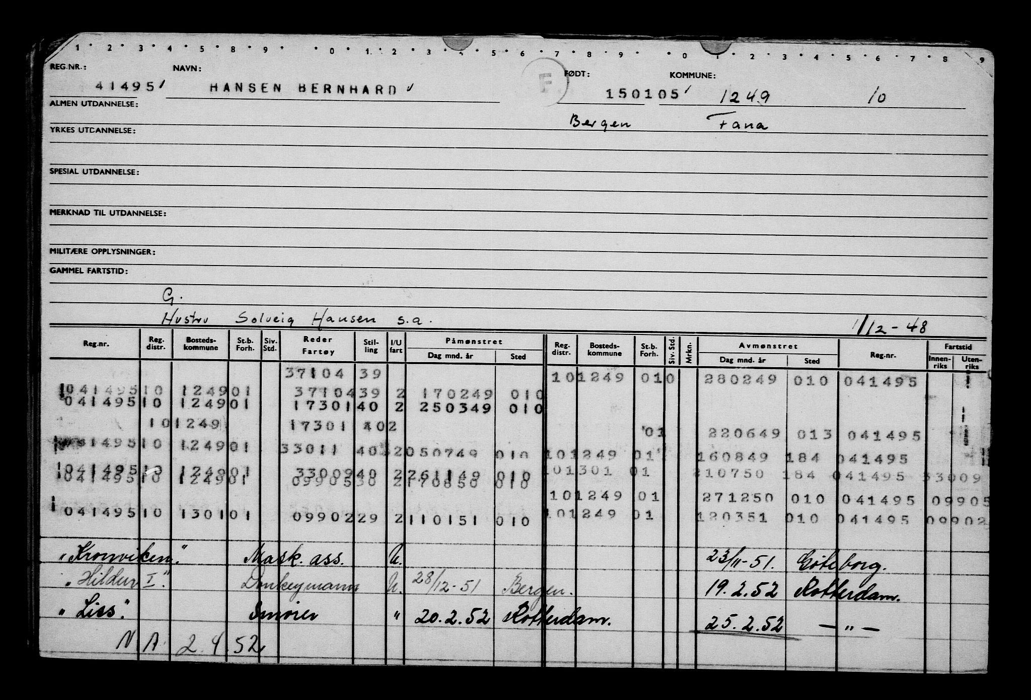 Direktoratet for sjømenn, AV/RA-S-3545/G/Gb/L0057: Hovedkort, 1905, p. 151