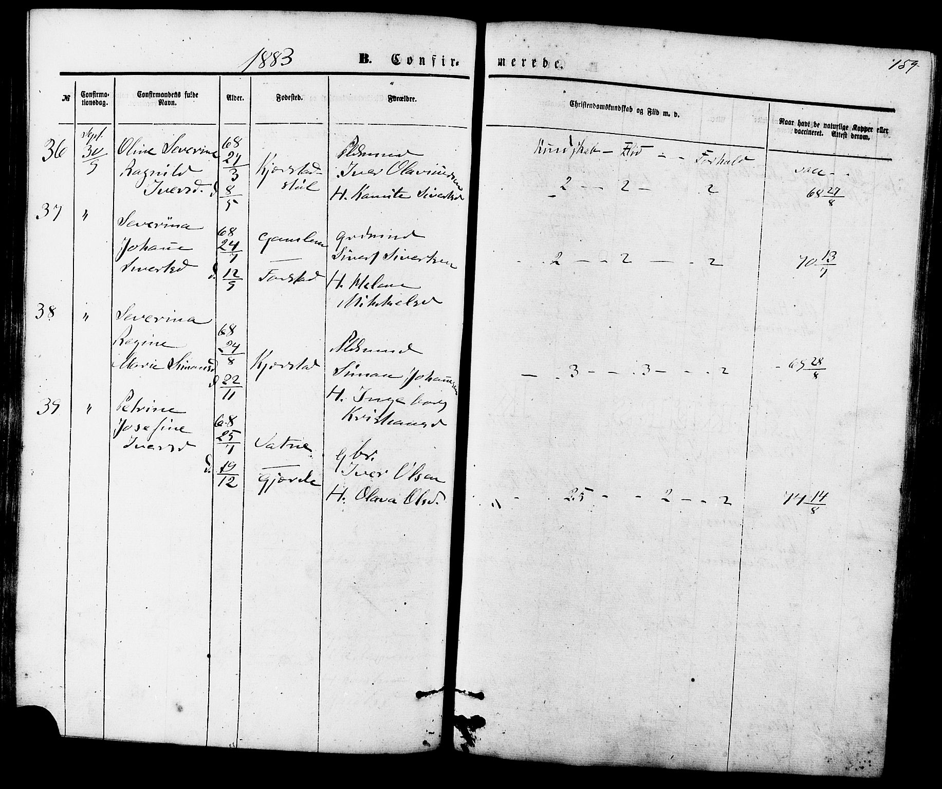 Ministerialprotokoller, klokkerbøker og fødselsregistre - Møre og Romsdal, AV/SAT-A-1454/536/L0500: Parish register (official) no. 536A09, 1876-1889, p. 159