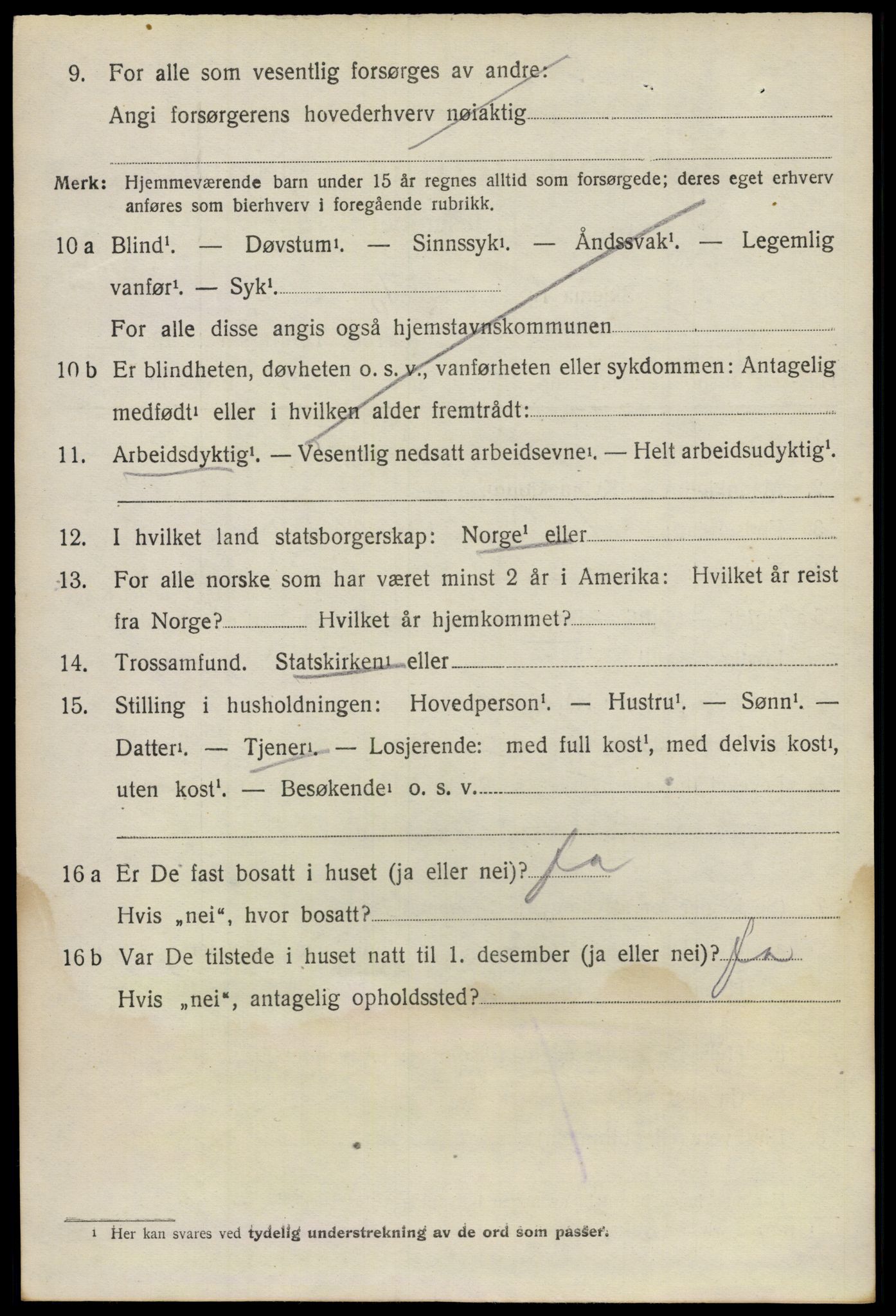 SAO, 1920 census for Vestby, 1920, p. 3920