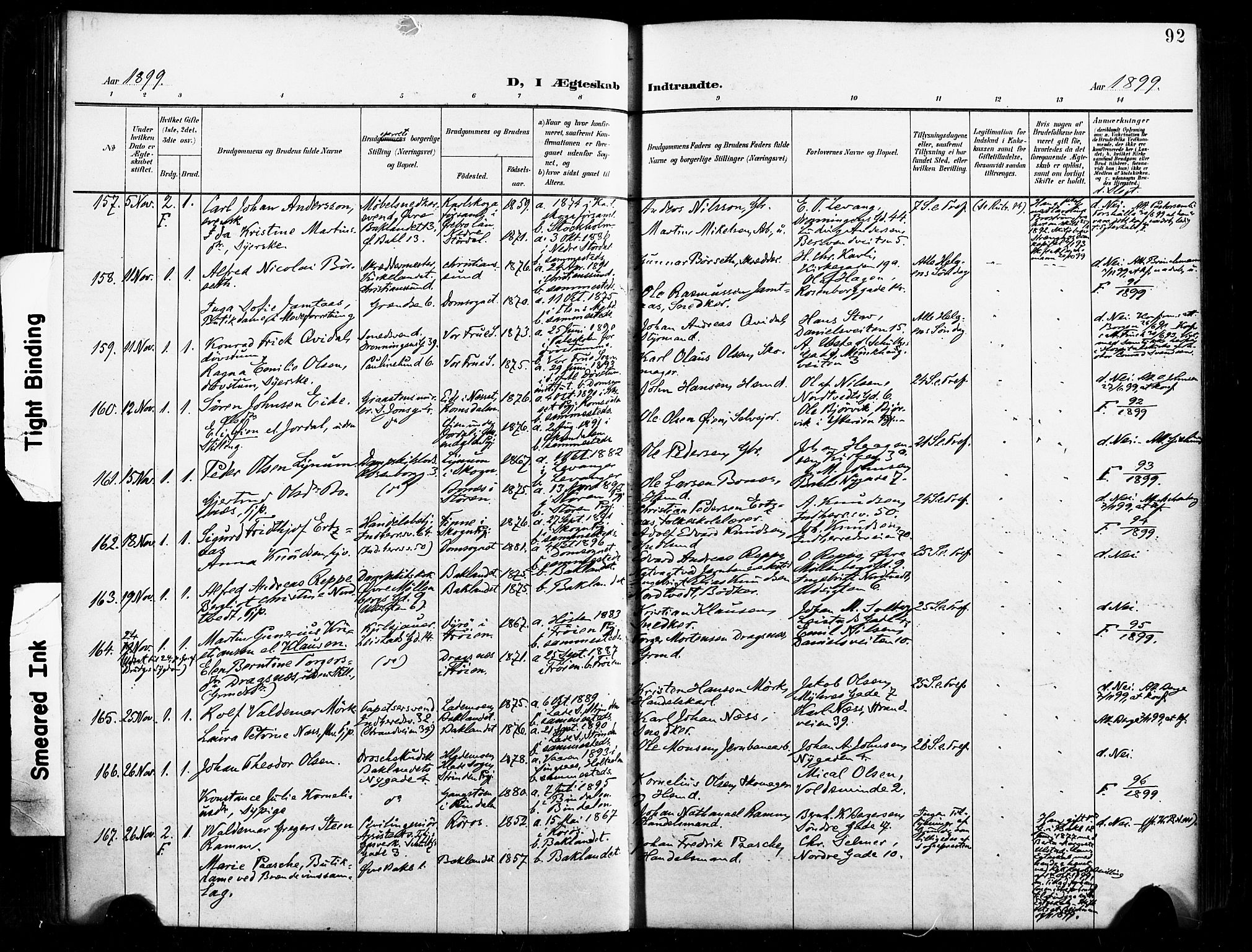 Ministerialprotokoller, klokkerbøker og fødselsregistre - Sør-Trøndelag, AV/SAT-A-1456/604/L0198: Parish register (official) no. 604A19, 1893-1900, p. 92