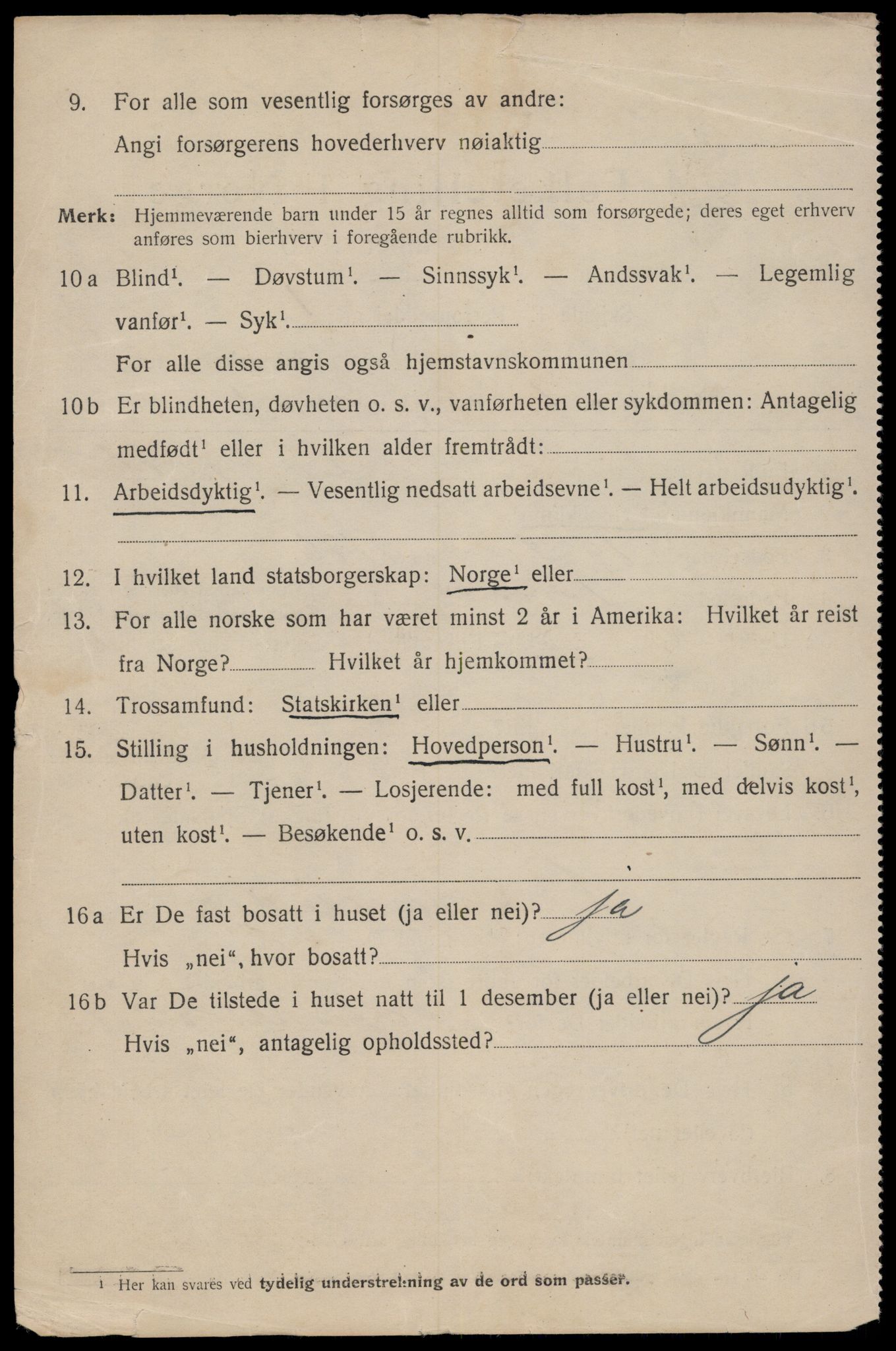 SAT, 1920 census for Trondheim, 1920, p. 68335