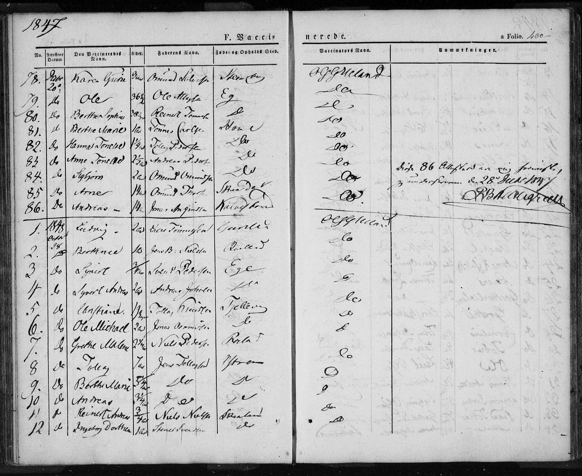 Lund sokneprestkontor, AV/SAST-A-101809/S06/L0008: Parish register (official) no. A 7.2, 1833-1854, p. 400