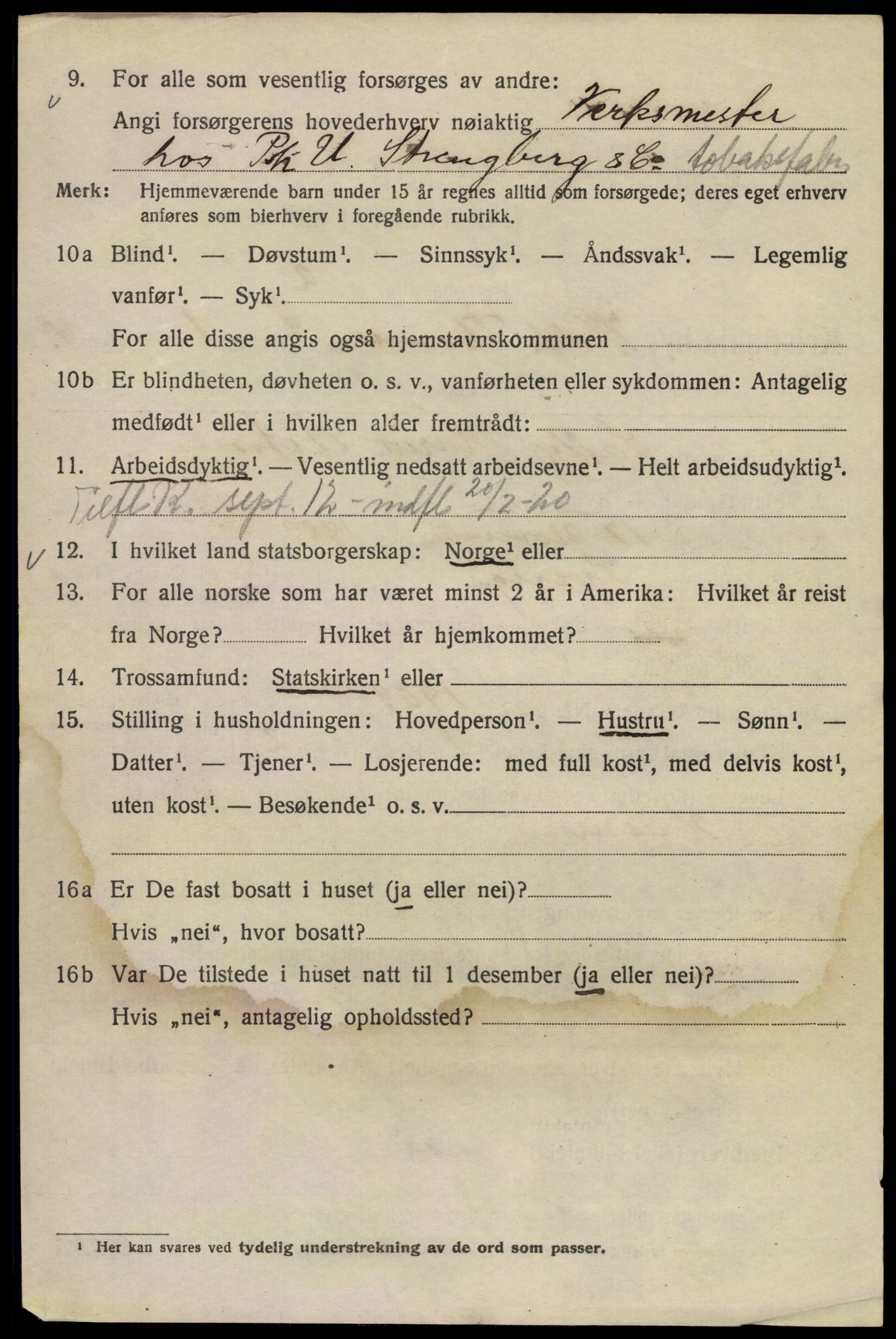 SAO, 1920 census for Kristiania, 1920, p. 644716