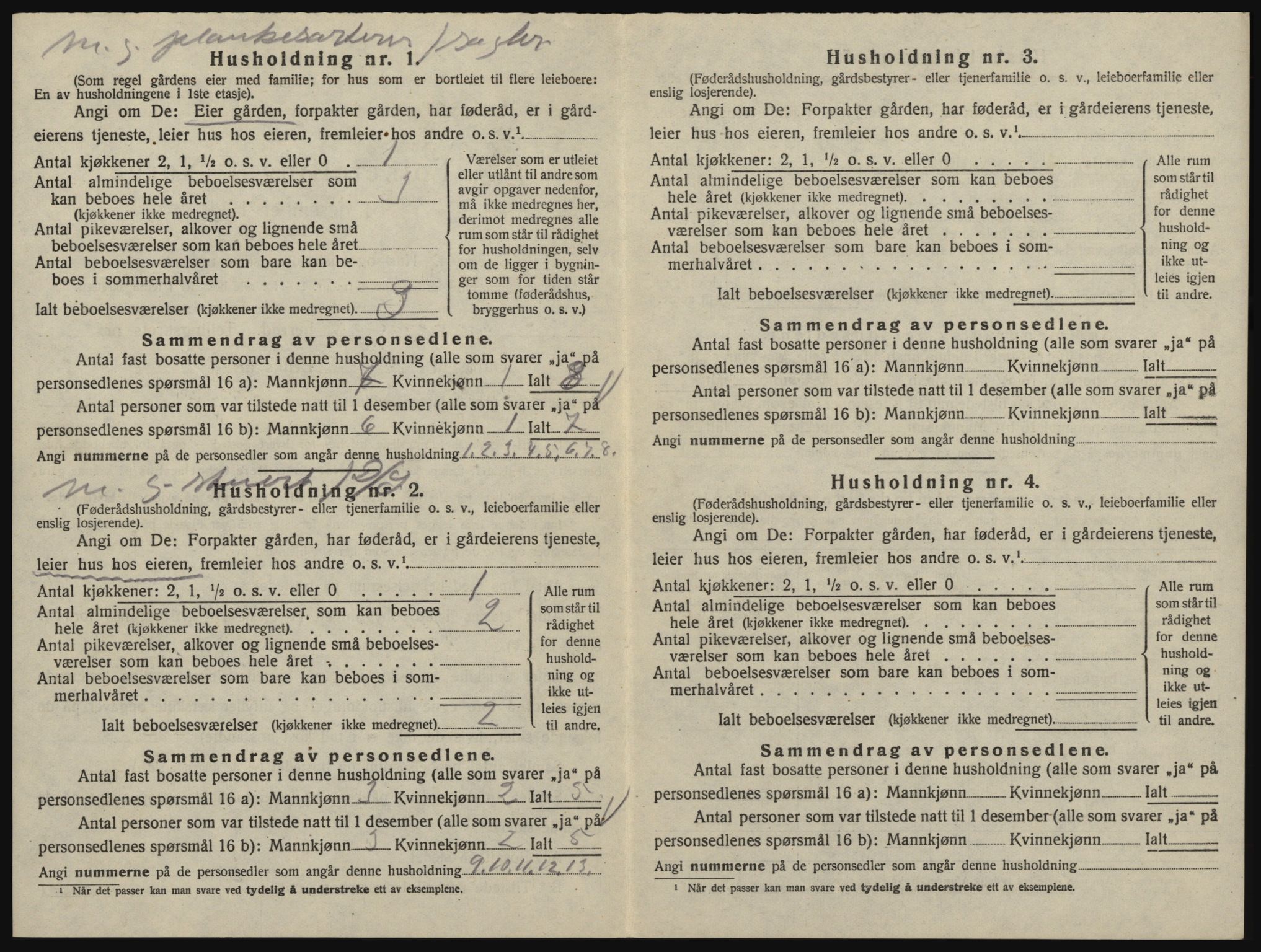 SAO, 1920 census for Glemmen, 1920, p. 2148