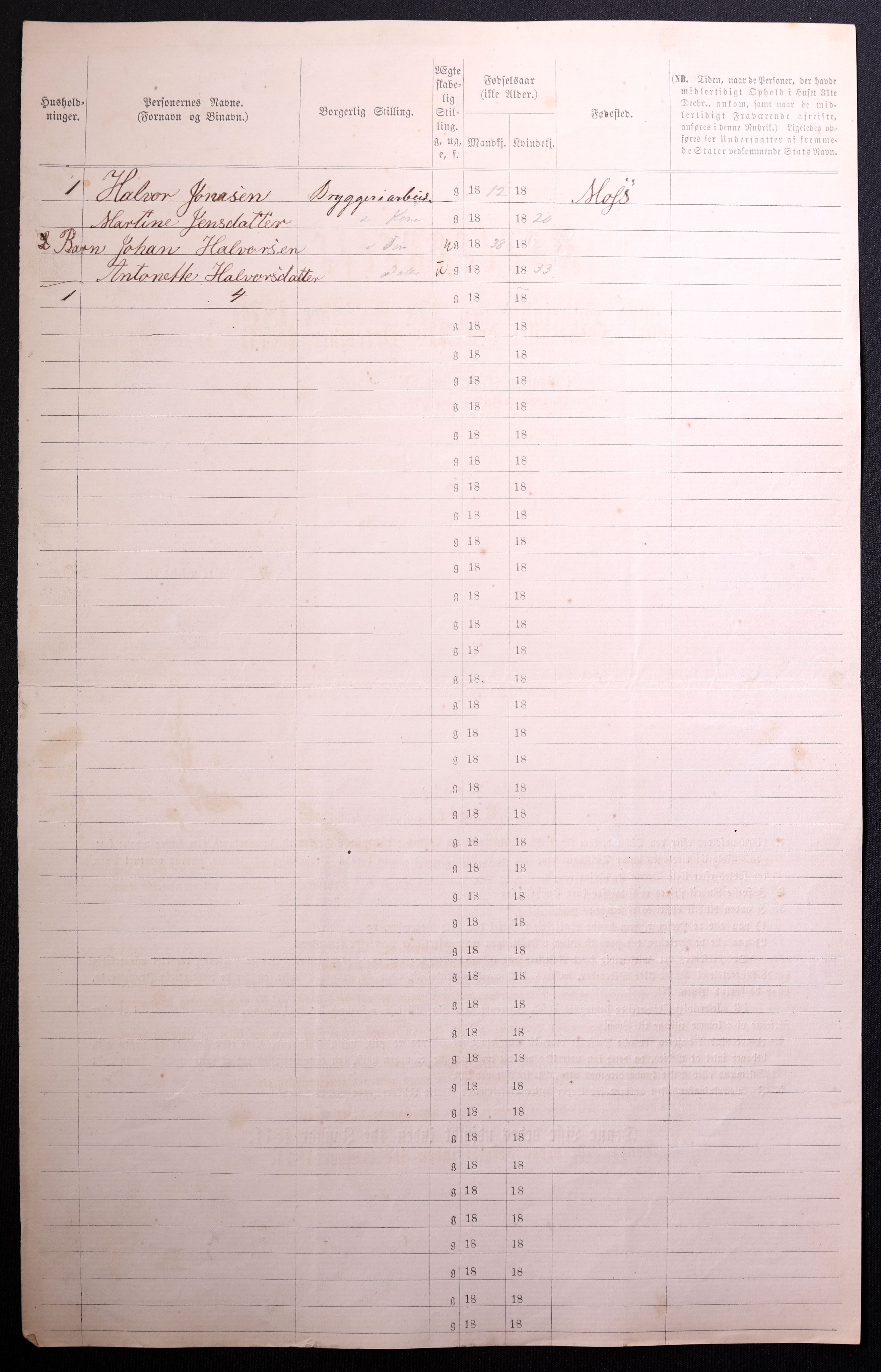 RA, 1870 census for 0104 Moss, 1870, p. 572