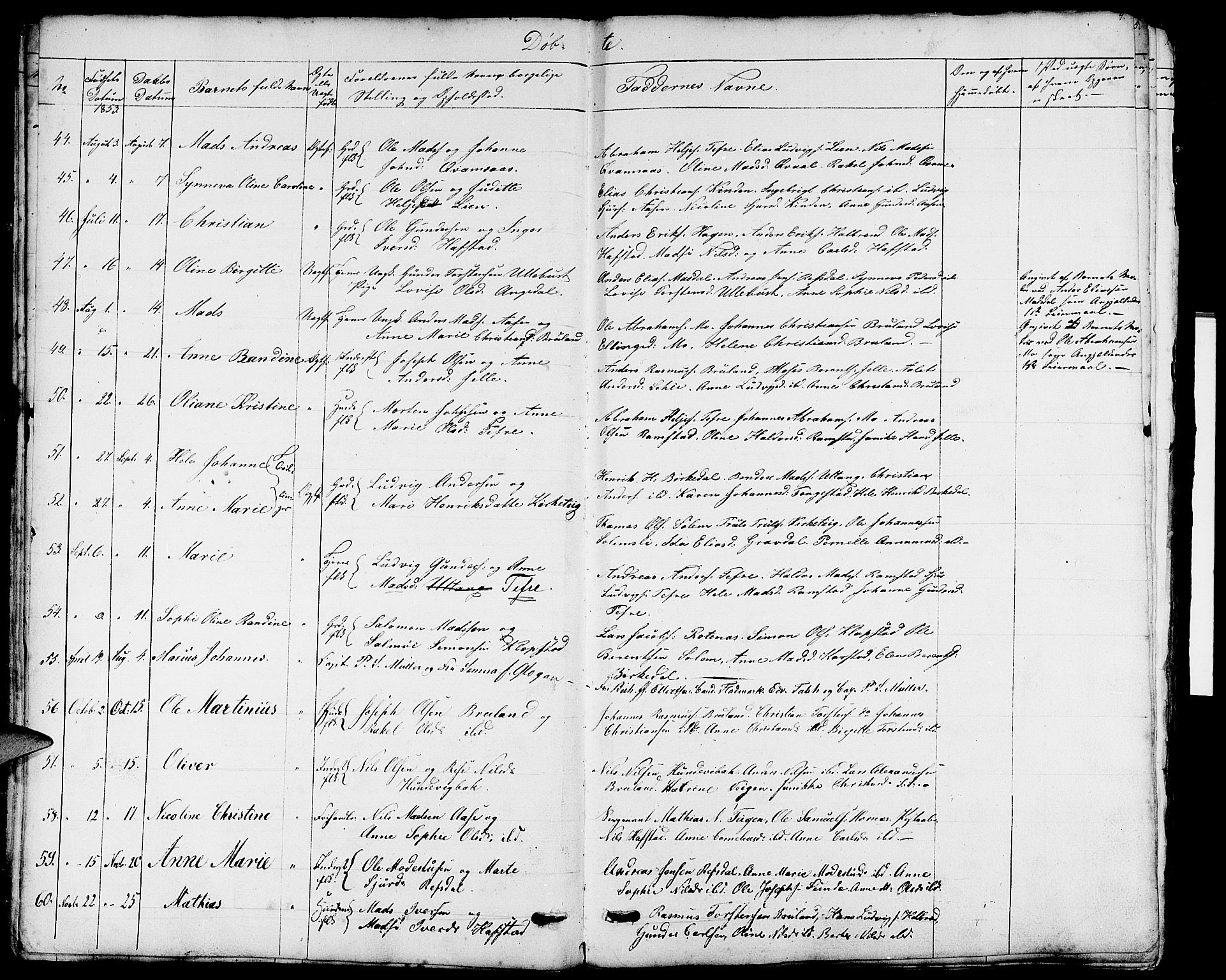 Førde sokneprestembete, AV/SAB-A-79901/H/Hab/Haba/L0001: Parish register (copy) no. A 1, 1853-1880, p. 4