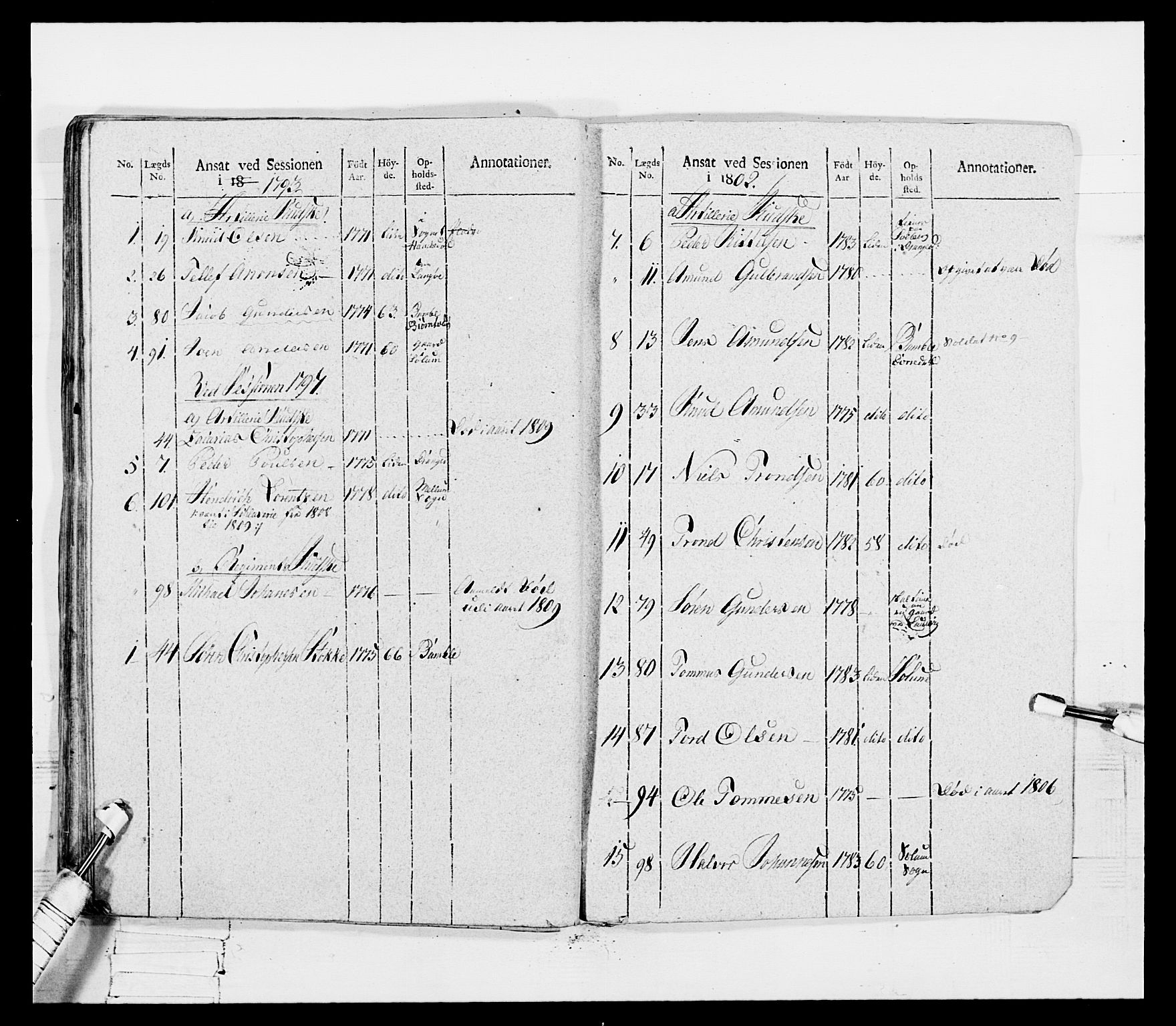 Generalitets- og kommissariatskollegiet, Det kongelige norske kommissariatskollegium, RA/EA-5420/E/Eh/L0116: Telemarkske nasjonale infanteriregiment, 1810, p. 349