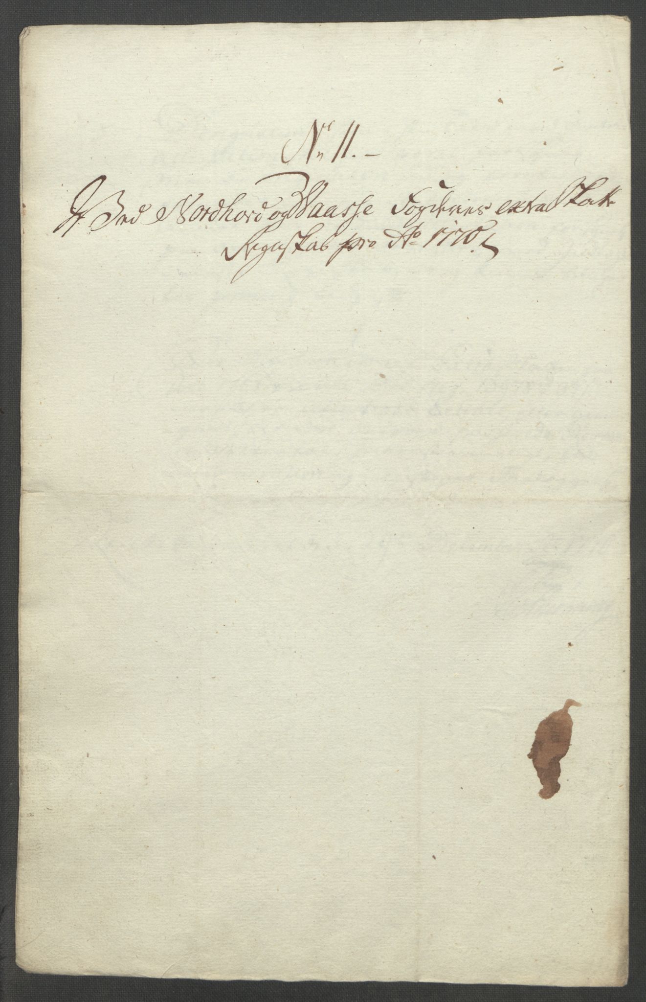 Rentekammeret inntil 1814, Reviderte regnskaper, Fogderegnskap, RA/EA-4092/R51/L3303: Ekstraskatten Nordhordland og Voss, 1762-1772, p. 424