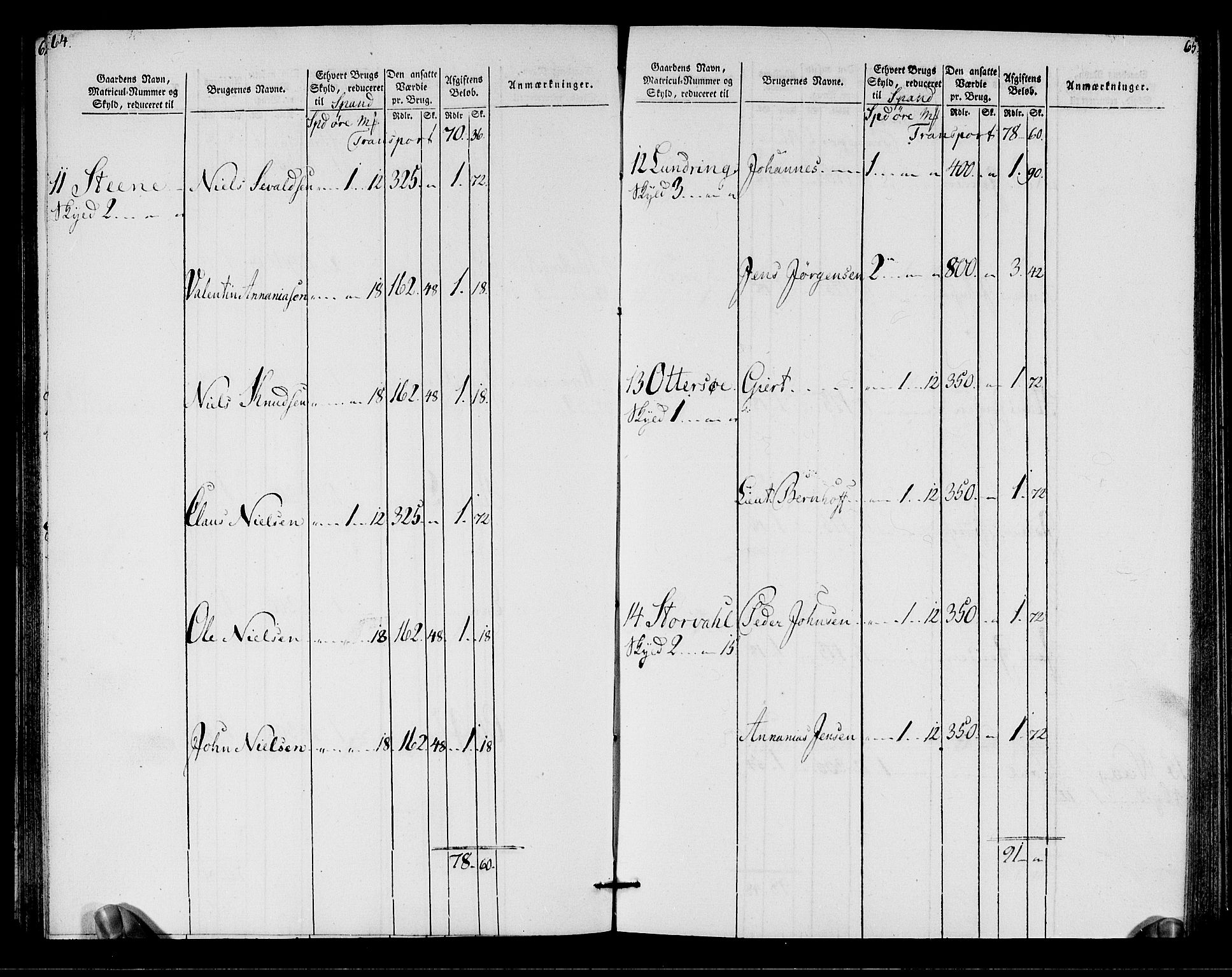 Rentekammeret inntil 1814, Realistisk ordnet avdeling, AV/RA-EA-4070/N/Ne/Nea/L0155: Namdalen fogderi. Oppebørselsregister, 1803-1804, p. 34