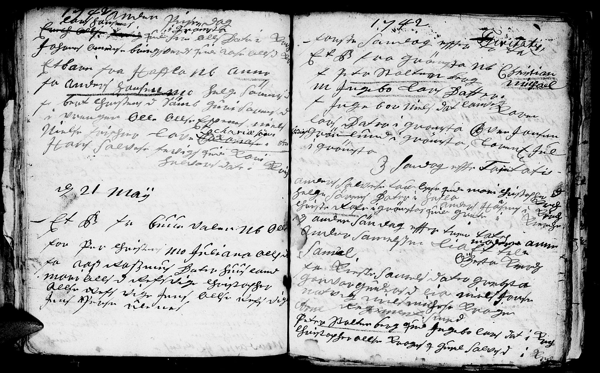 Fjære sokneprestkontor, AV/SAK-1111-0011/F/Fb/L0001: Parish register (copy) no. B 1, 1732-1750, p. 93