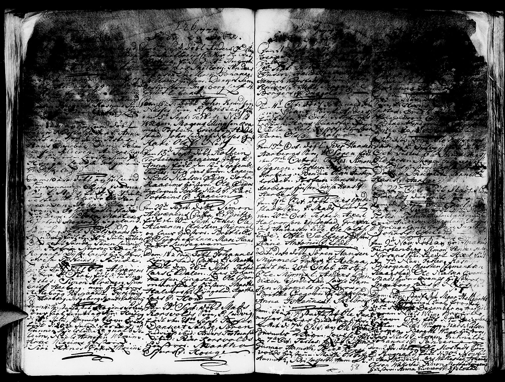 Gaular sokneprestembete, AV/SAB-A-80001/H/Haa: Parish register (official) no. A 1, 1755-1785, p. 58