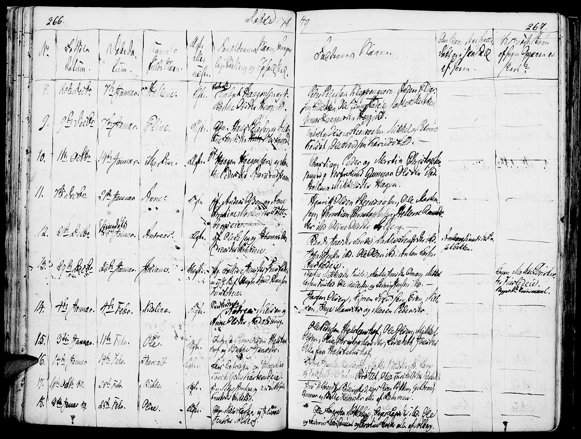 Løten prestekontor, SAH/PREST-022/K/Ka/L0006: Parish register (official) no. 6, 1832-1849, p. 266-267