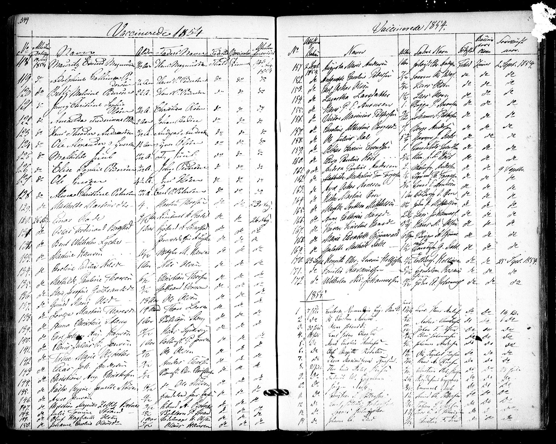 Halden prestekontor Kirkebøker, SAO/A-10909/F/Fa/L0006: Parish register (official) no. I 6, 1845-1856, p. 549