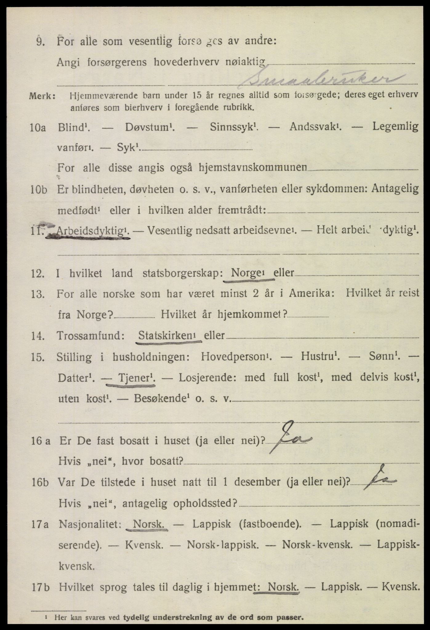 SAT, 1920 census for Nærøy, 1920, p. 1532