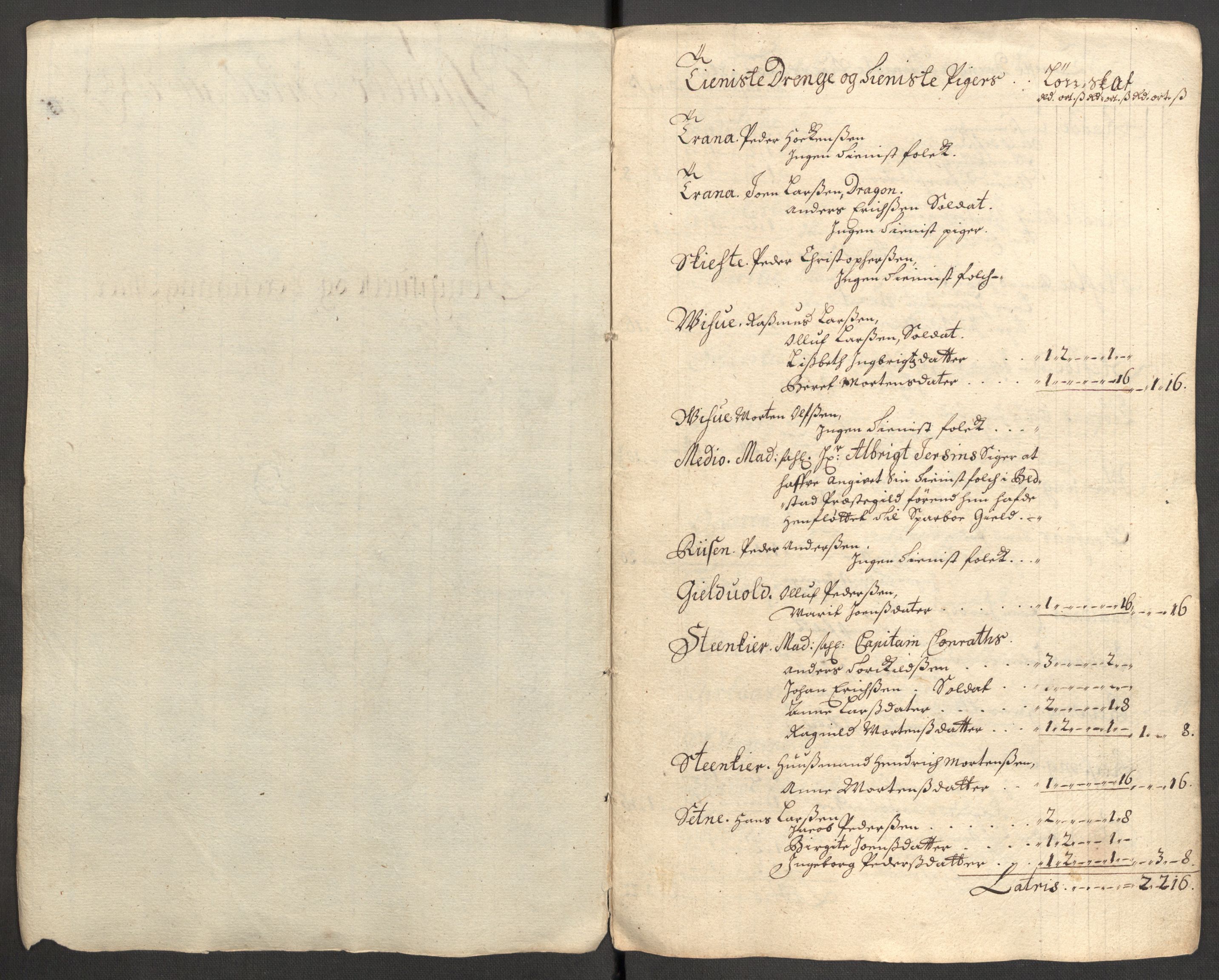 Rentekammeret inntil 1814, Reviderte regnskaper, Fogderegnskap, RA/EA-4092/R63/L4319: Fogderegnskap Inderøy, 1711, p. 249