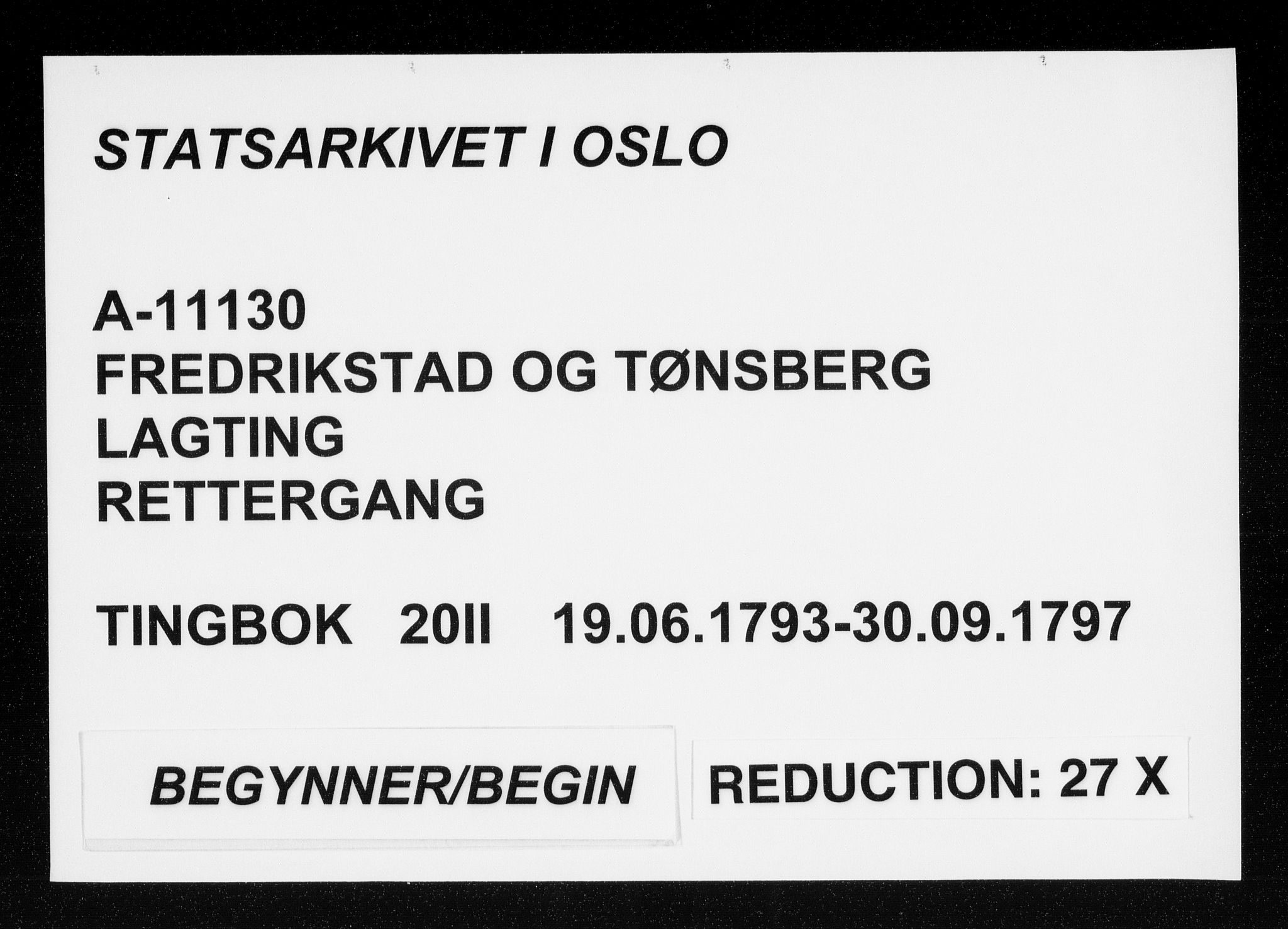 Fredrikstad og Tønsberg lagting, AV/SAO-A-11130/F/Fa/L0020b: Tingbok, 1793-1797