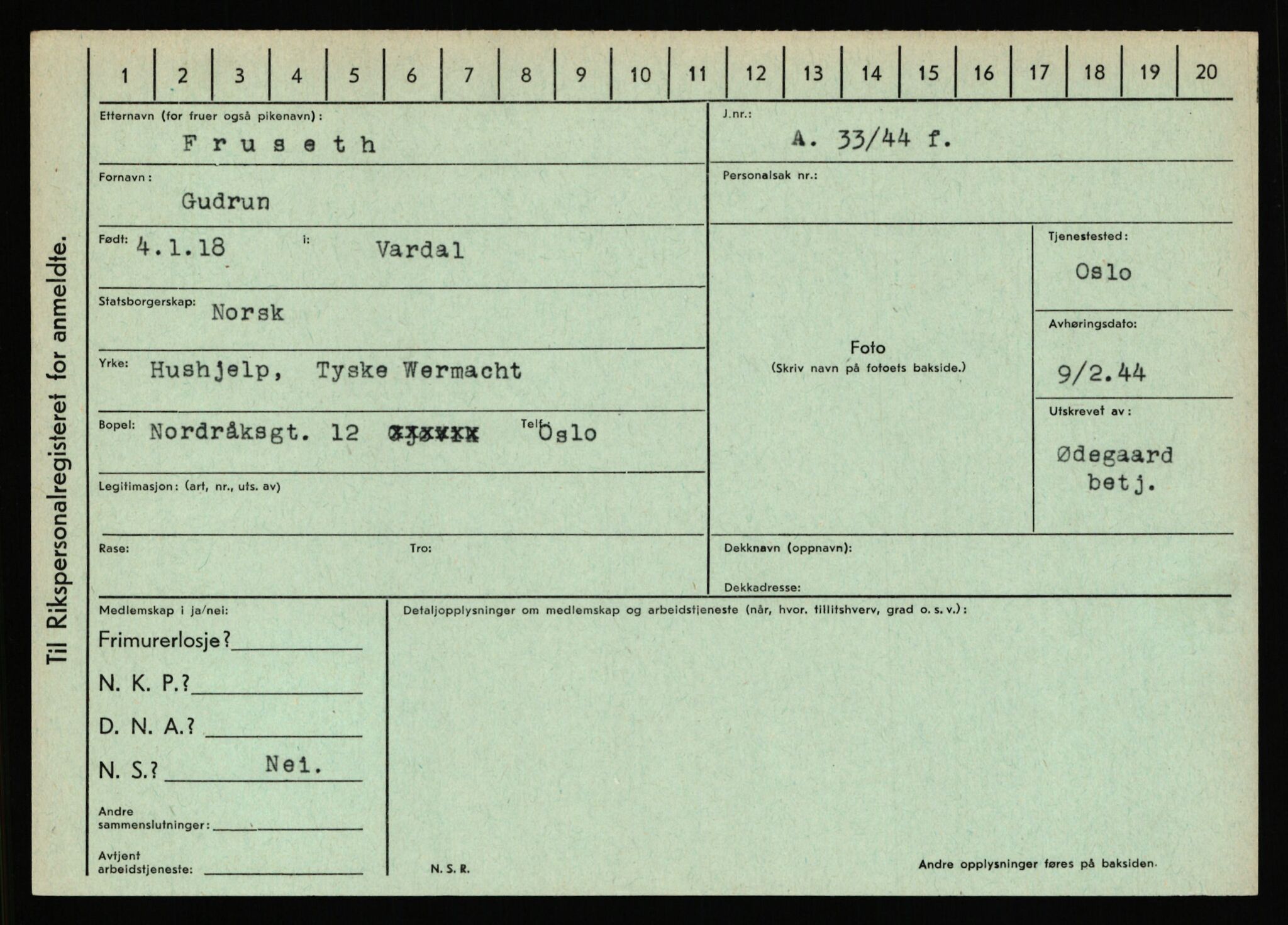 Statspolitiet - Hovedkontoret / Osloavdelingen, AV/RA-S-1329/C/Ca/L0004: Eid - funn av gjenstander	, 1943-1945, p. 4930