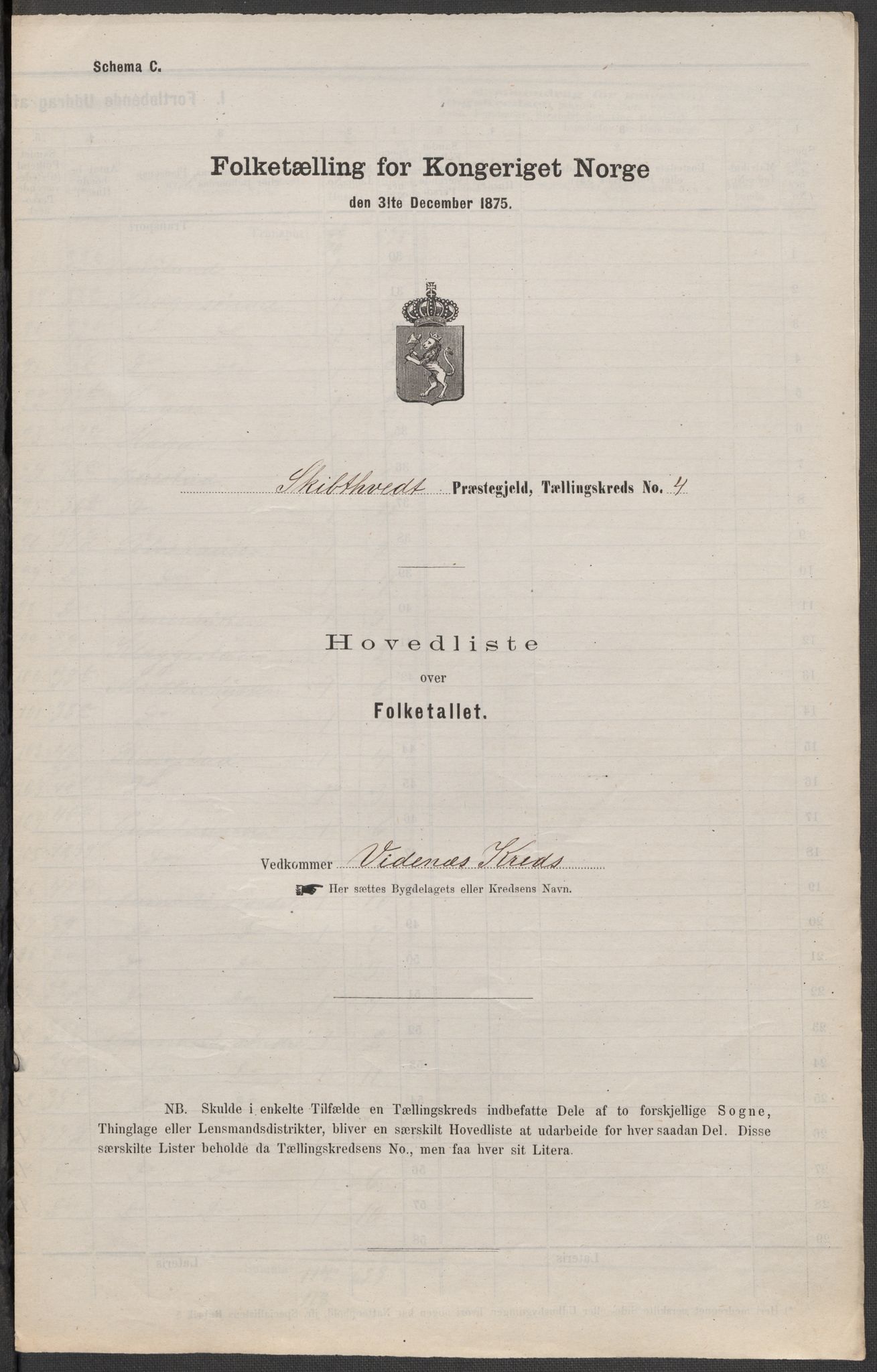 RA, 1875 census for 0127P Skiptvet, 1875, p. 19