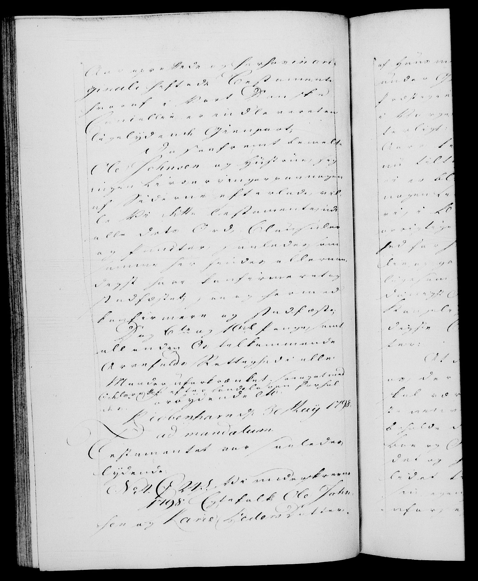 Danske Kanselli 1572-1799, AV/RA-EA-3023/F/Fc/Fca/Fcaa/L0058: Norske registre, 1798, p. 348b