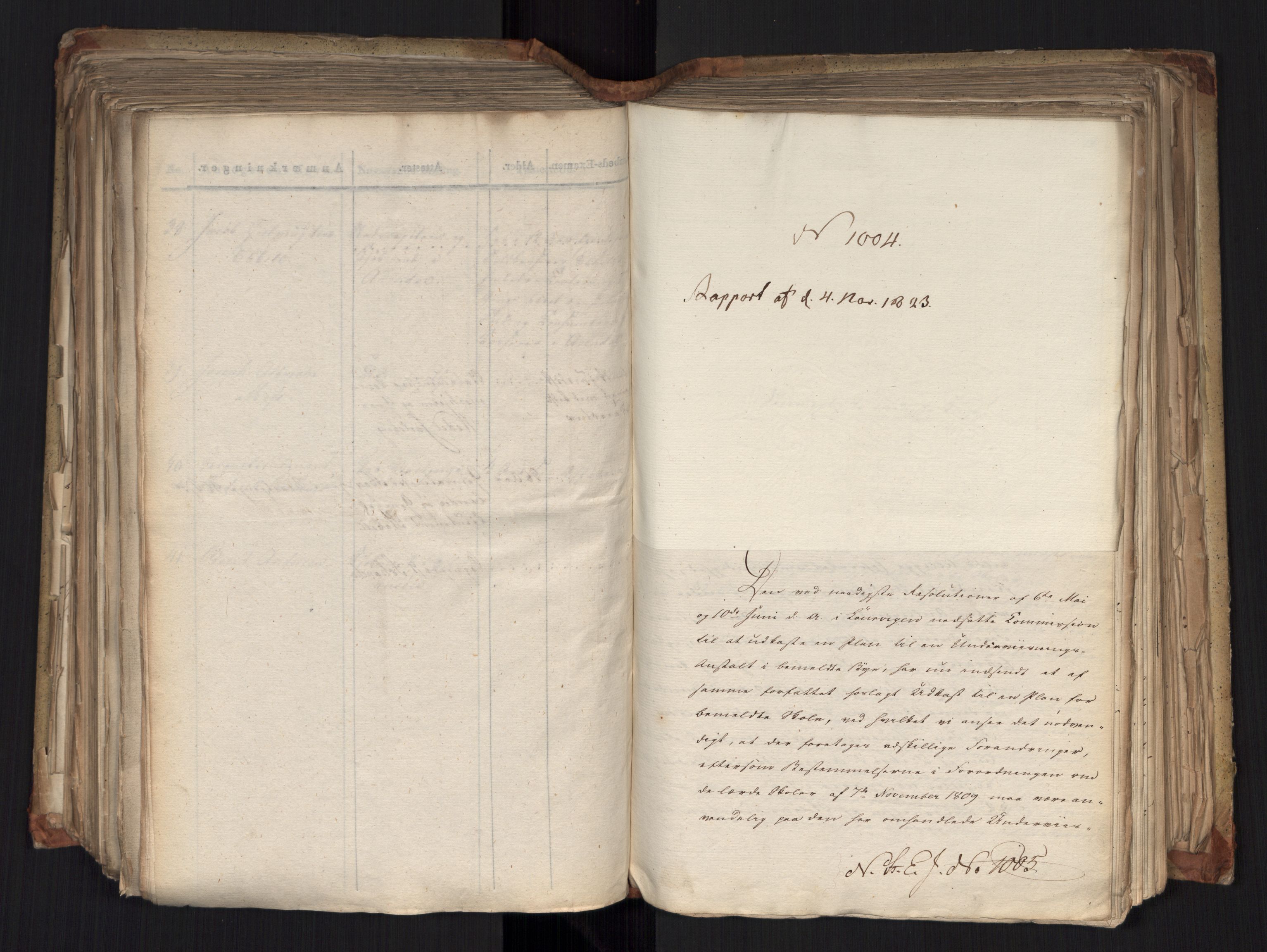 Statsrådsavdelingen i Stockholm, AV/RA-S-1003/D/Da/L0036: Regjeringsinnstillinger nr. 841-1114, 1823, p. 491