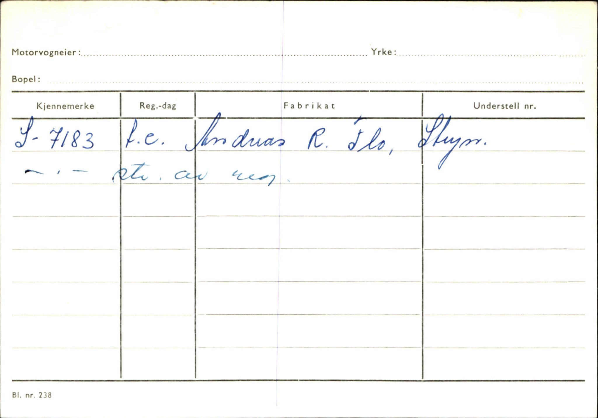 Statens vegvesen, Sogn og Fjordane vegkontor, AV/SAB-A-5301/4/F/L0131: Eigarregister Høyanger P-Å. Stryn S-Å, 1945-1975, p. 2330