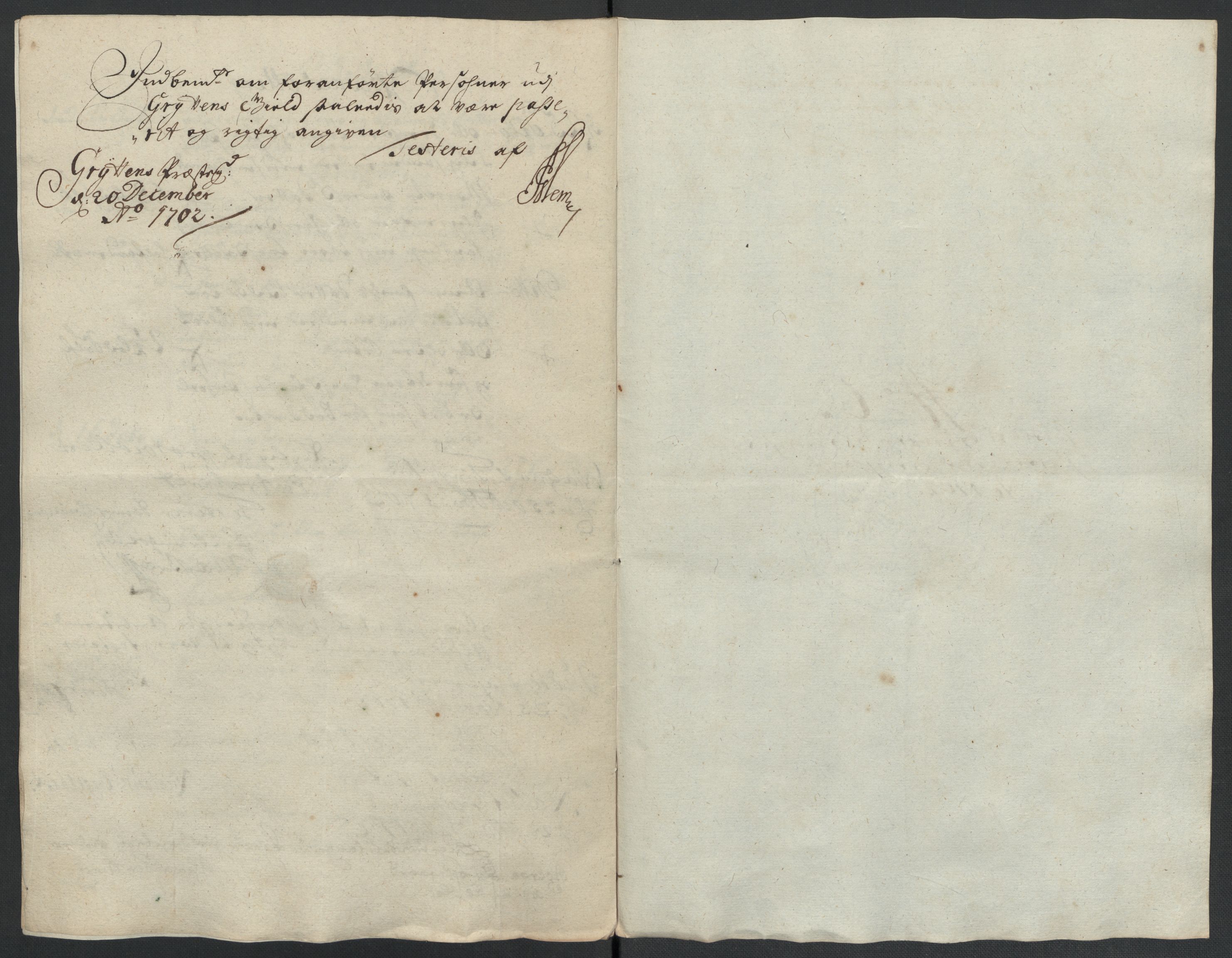 Rentekammeret inntil 1814, Reviderte regnskaper, Fogderegnskap, RA/EA-4092/R55/L3655: Fogderegnskap Romsdal, 1701-1702, p. 259