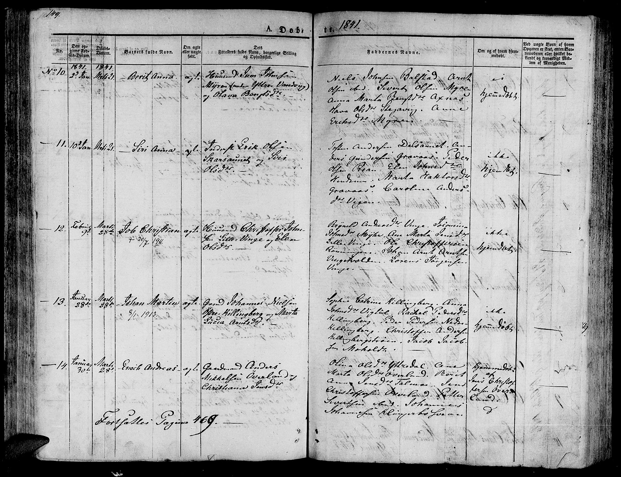 Ministerialprotokoller, klokkerbøker og fødselsregistre - Nord-Trøndelag, SAT/A-1458/701/L0006: Parish register (official) no. 701A06, 1825-1841, p. 149