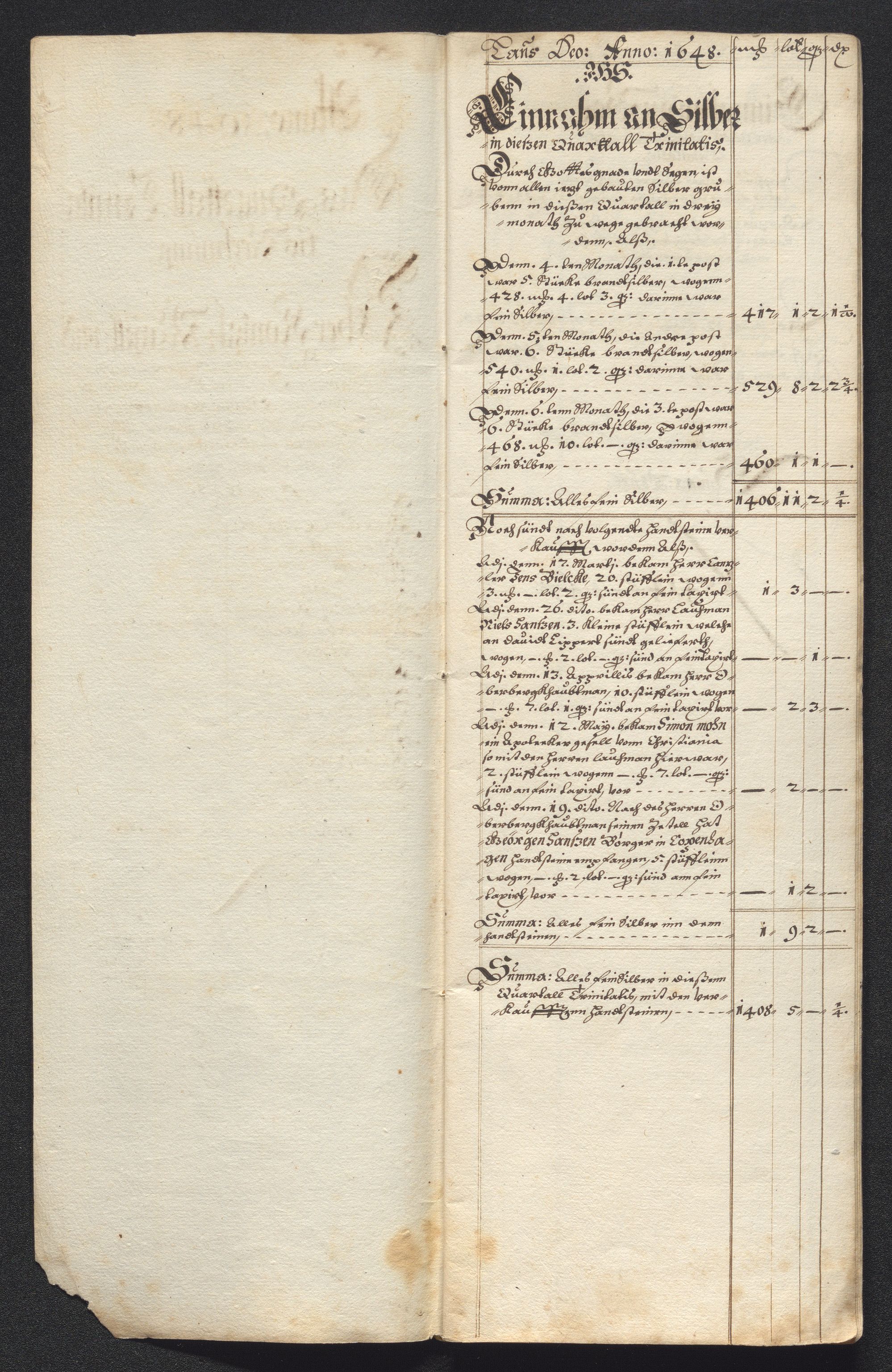 Kongsberg Sølvverk 1623-1816, SAKO/EA-3135/001/D/Dc/Dcd/L0022: Utgiftsregnskap for gruver m.m., 1647-1648, p. 519