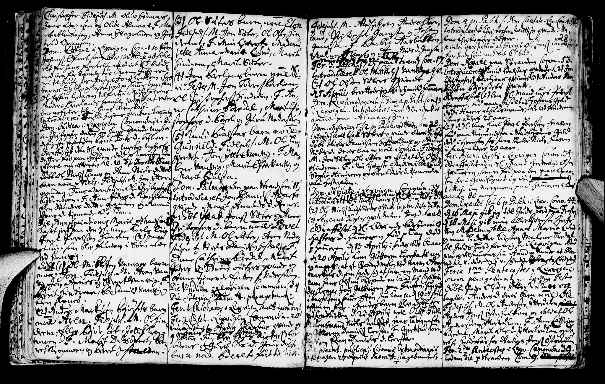 Ministerialprotokoller, klokkerbøker og fødselsregistre - Nord-Trøndelag, SAT/A-1458/701/L0001: Parish register (official) no. 701A01, 1717-1731, p. 28