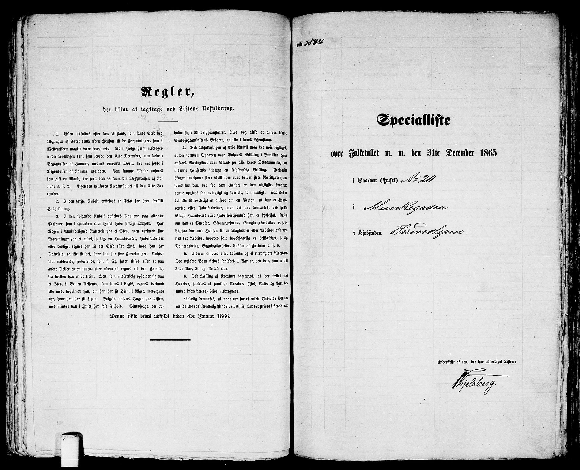 RA, 1865 census for Trondheim, 1865, p. 1845