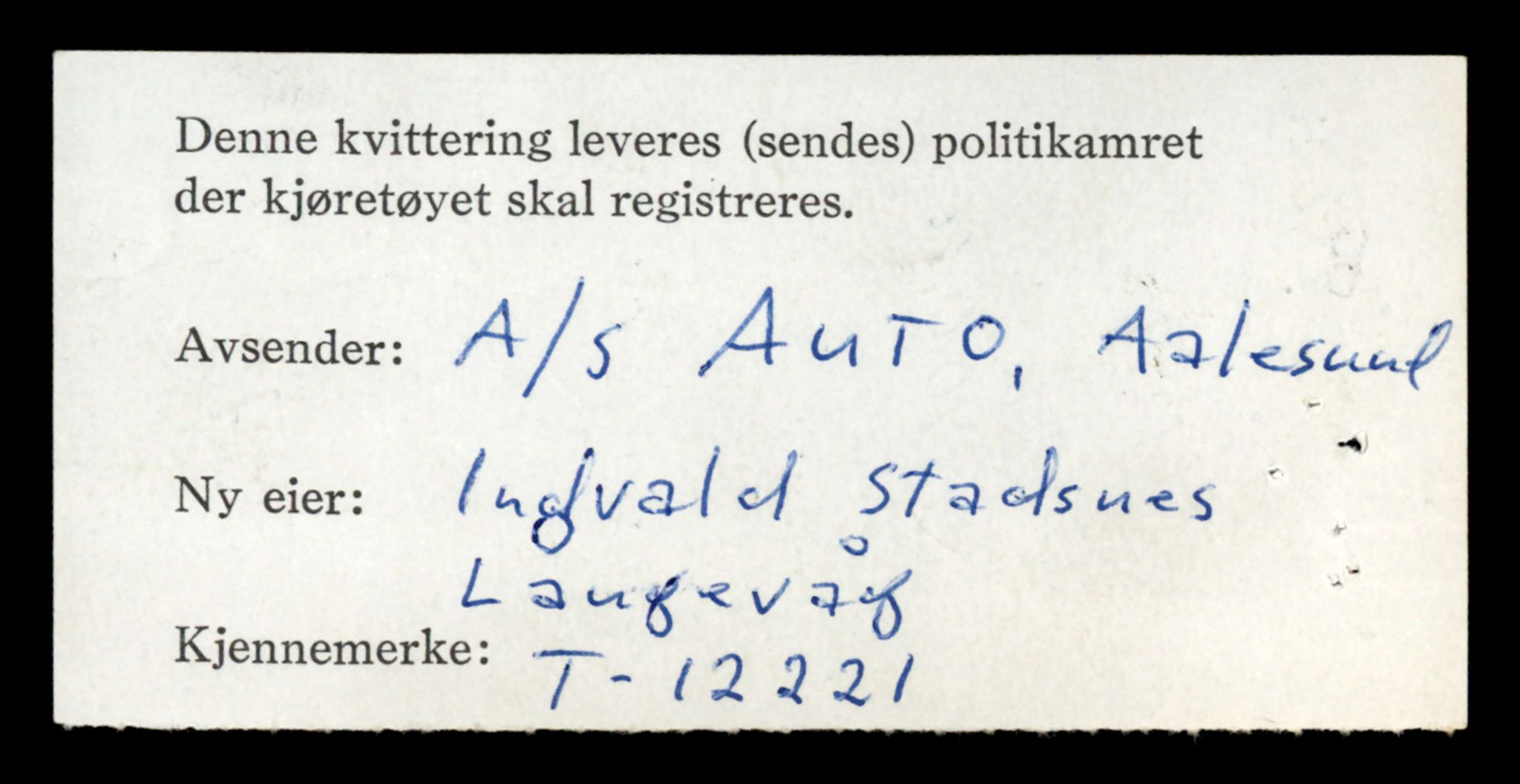 Møre og Romsdal vegkontor - Ålesund trafikkstasjon, AV/SAT-A-4099/F/Fe/L0033: Registreringskort for kjøretøy T 12151 - T 12474, 1927-1998, p. 1824