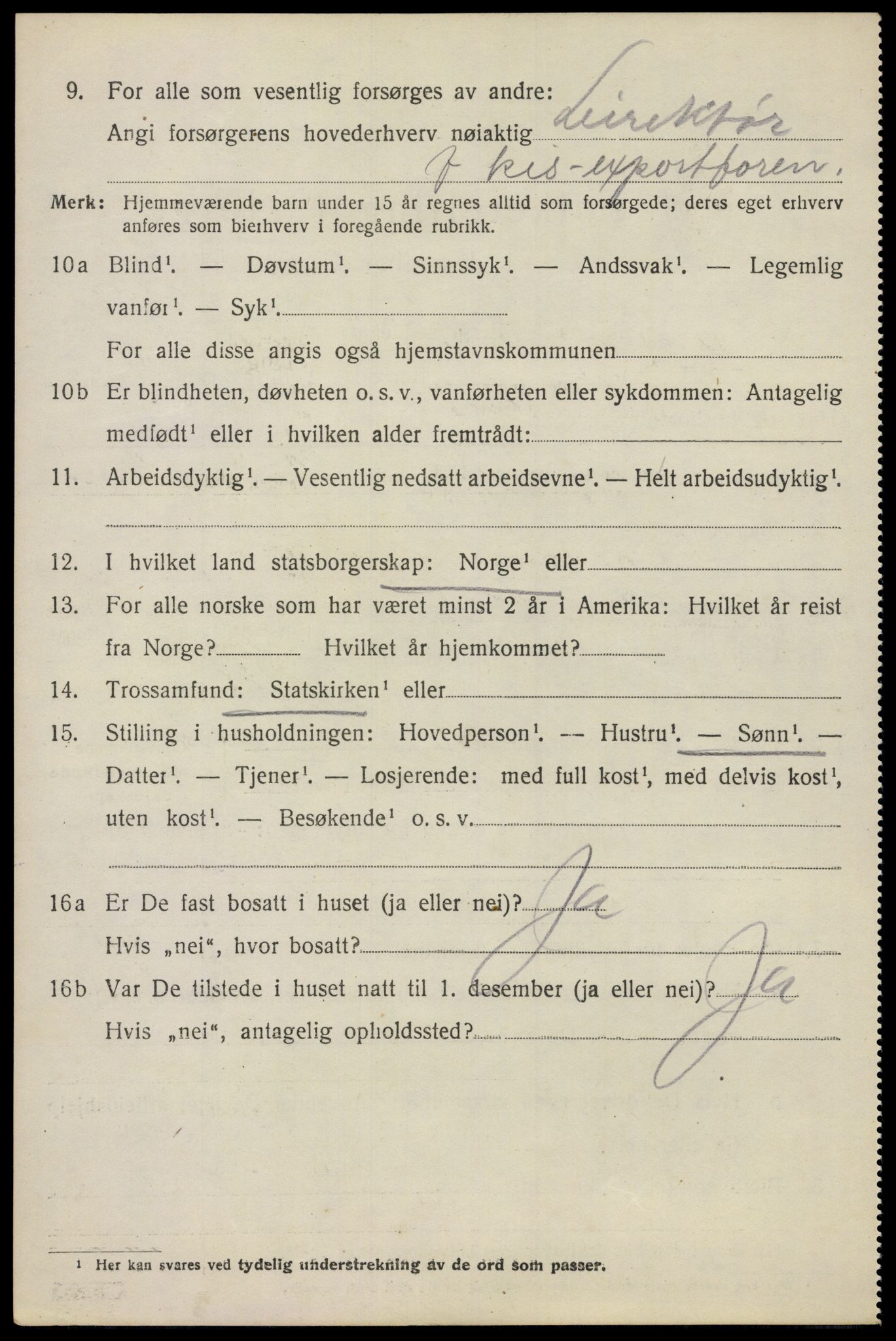 SAO, 1920 census for Bærum, 1920, p. 21403