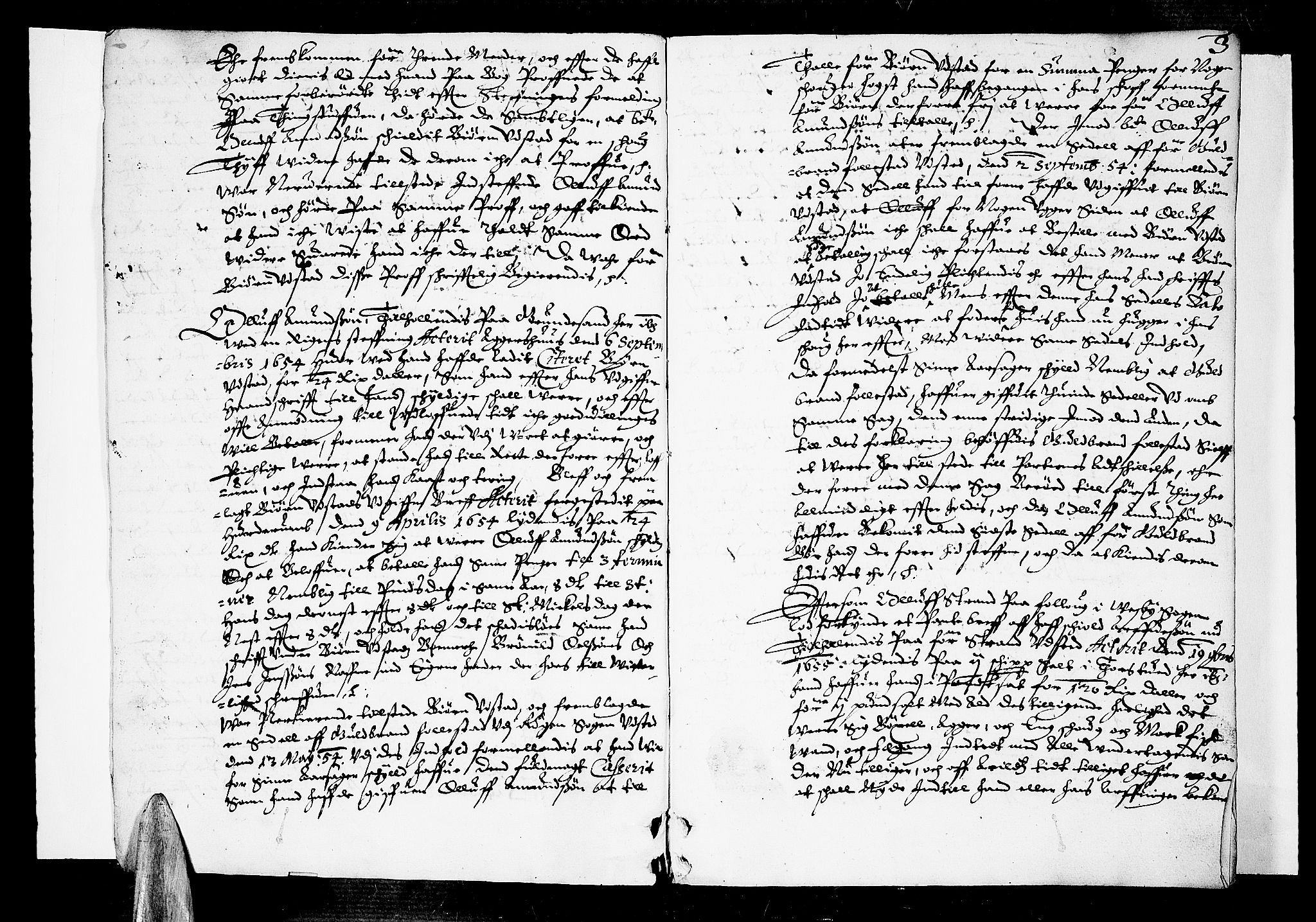 Lier, Røyken og Hurum sorenskriveri, SAKO/A-89/F/Fa/L0001: Tingbok, 1655-1658, p. 3