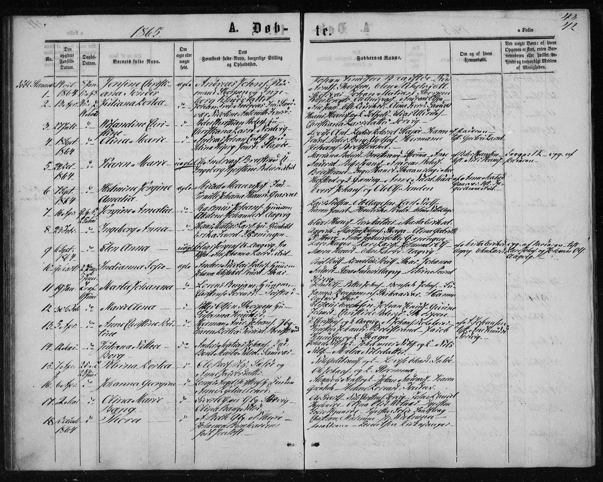 Ministerialprotokoller, klokkerbøker og fødselsregistre - Nordland, SAT/A-1459/834/L0505: Parish register (official) no. 834A03, 1862-1871, p. 42