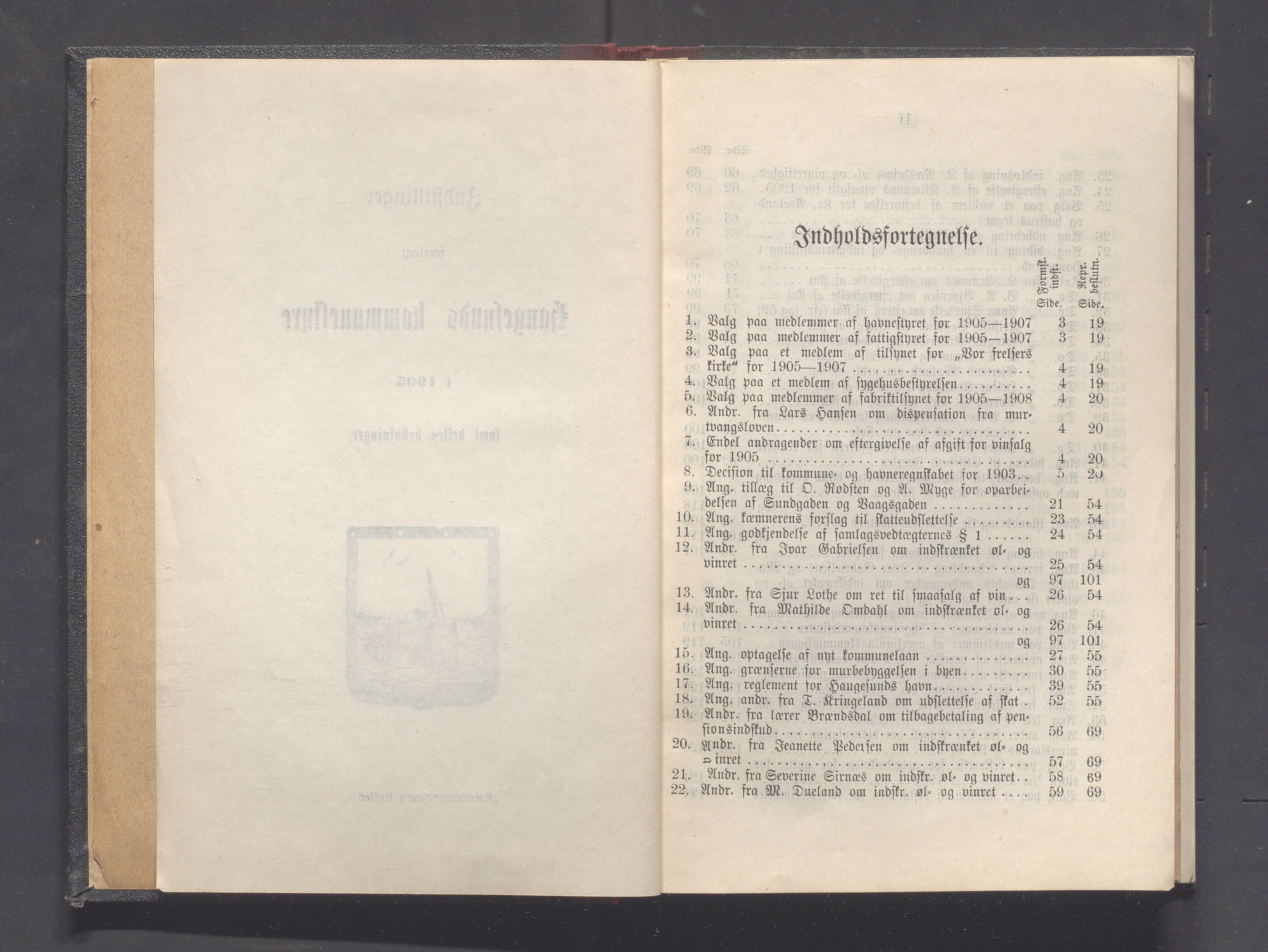 Haugesund kommune - Formannskapet og Bystyret, IKAR/A-740/A/Abb/L0001: Bystyreforhandlinger, 1889-1907, p. 555